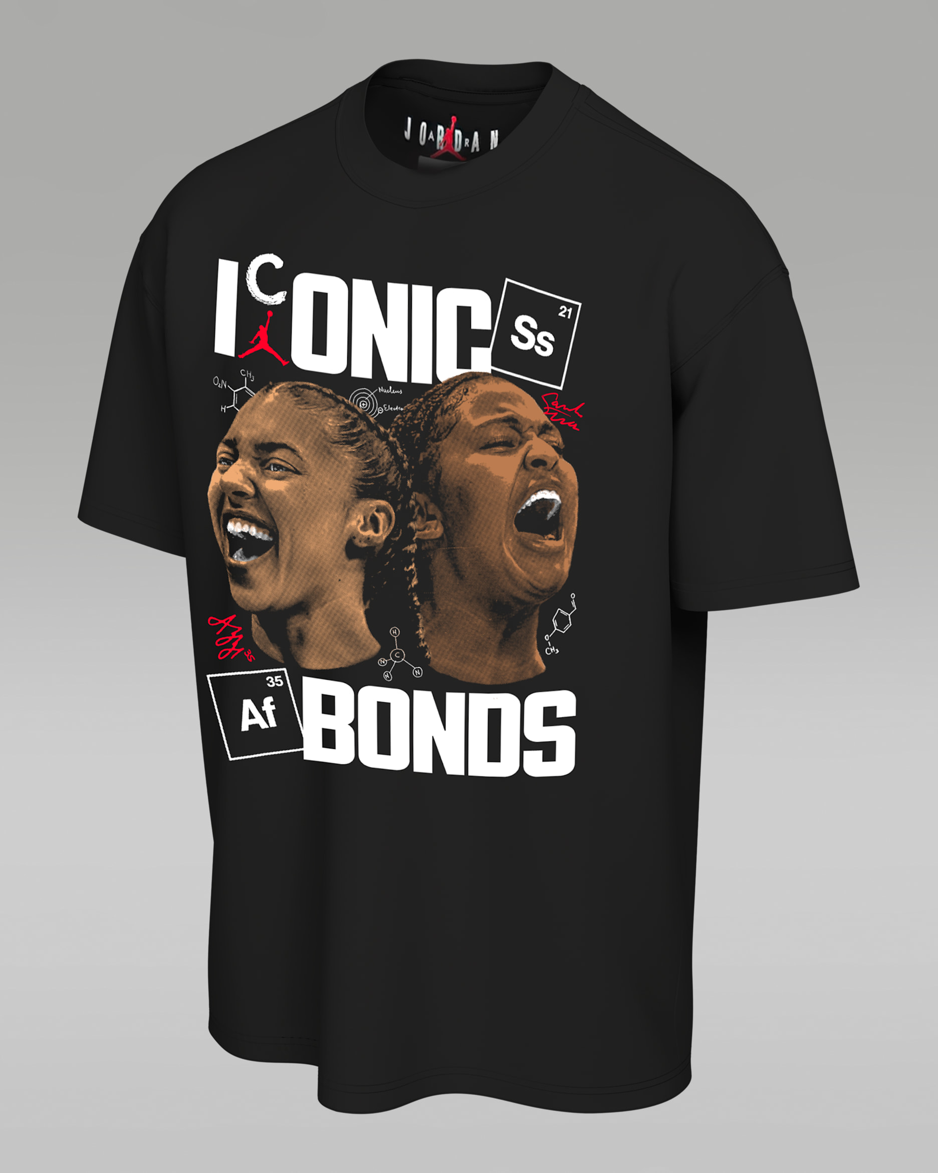 Sarah Strong and Azzi Fudd Jordan T-Shirt - Black