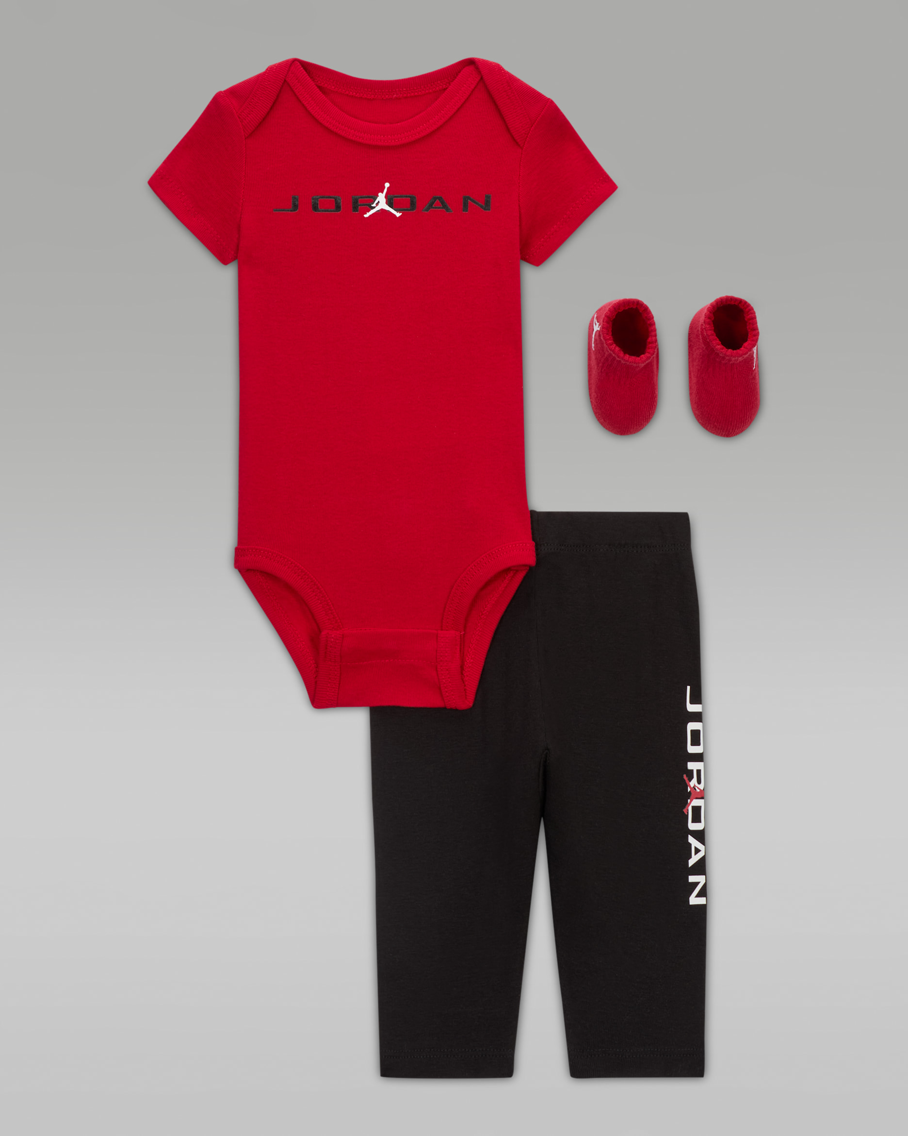 Jordan Baby Baseline 3-Piece Set - Gym Red