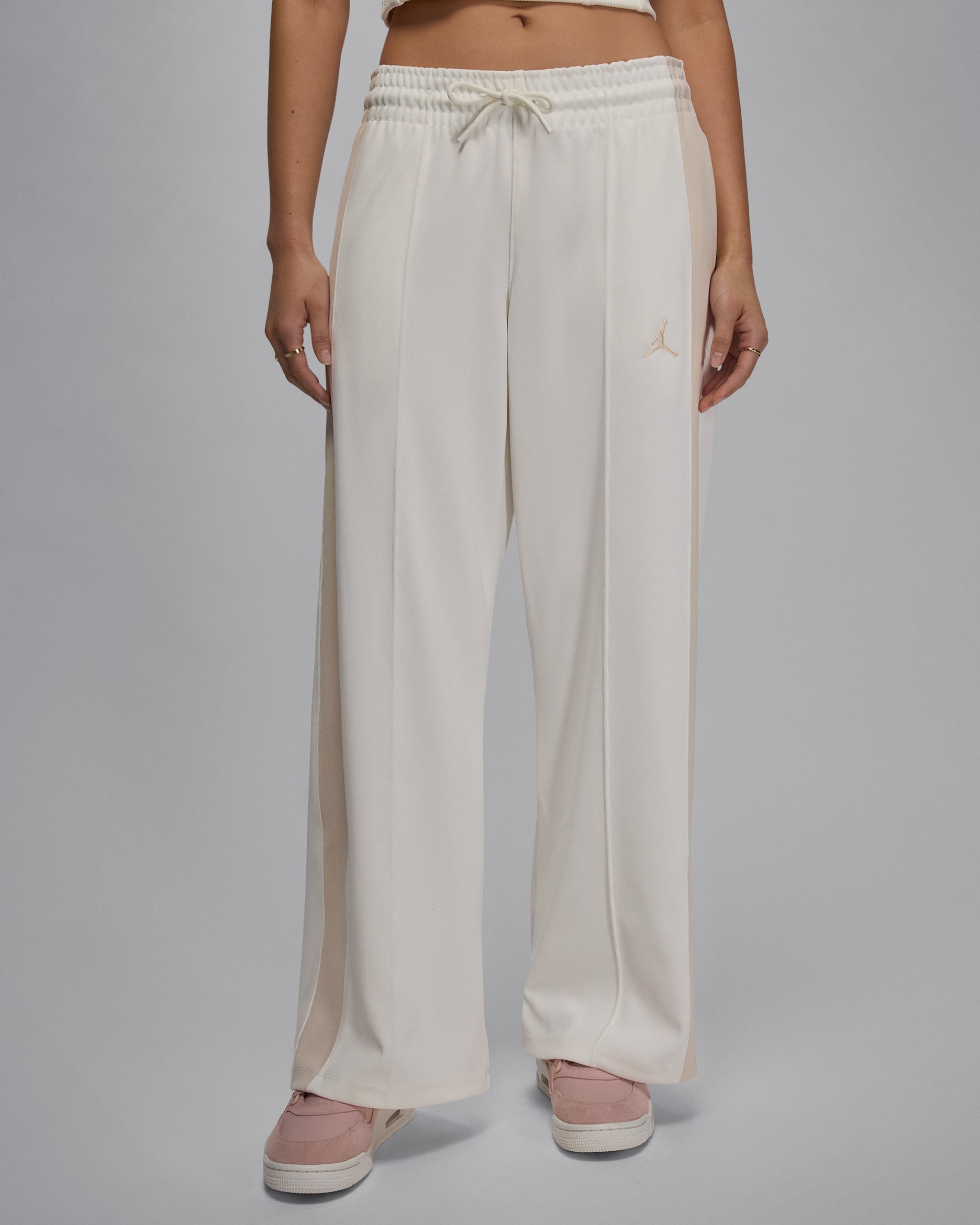 ジョーダン ウィメンズ ニット トラックパンツ - セイル/レジェンドライトブラウン/レジェンドライトブラウン