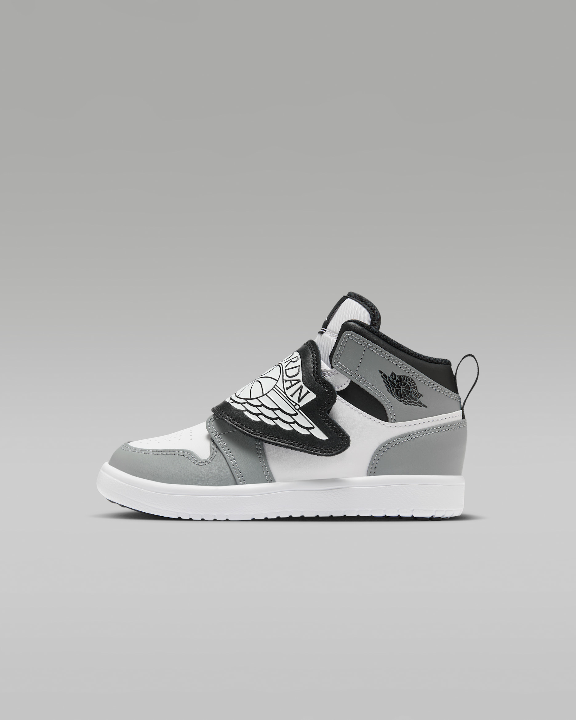 Sky Jordan 1 Younger Kids' Shoe - White/Particle Grey/Black