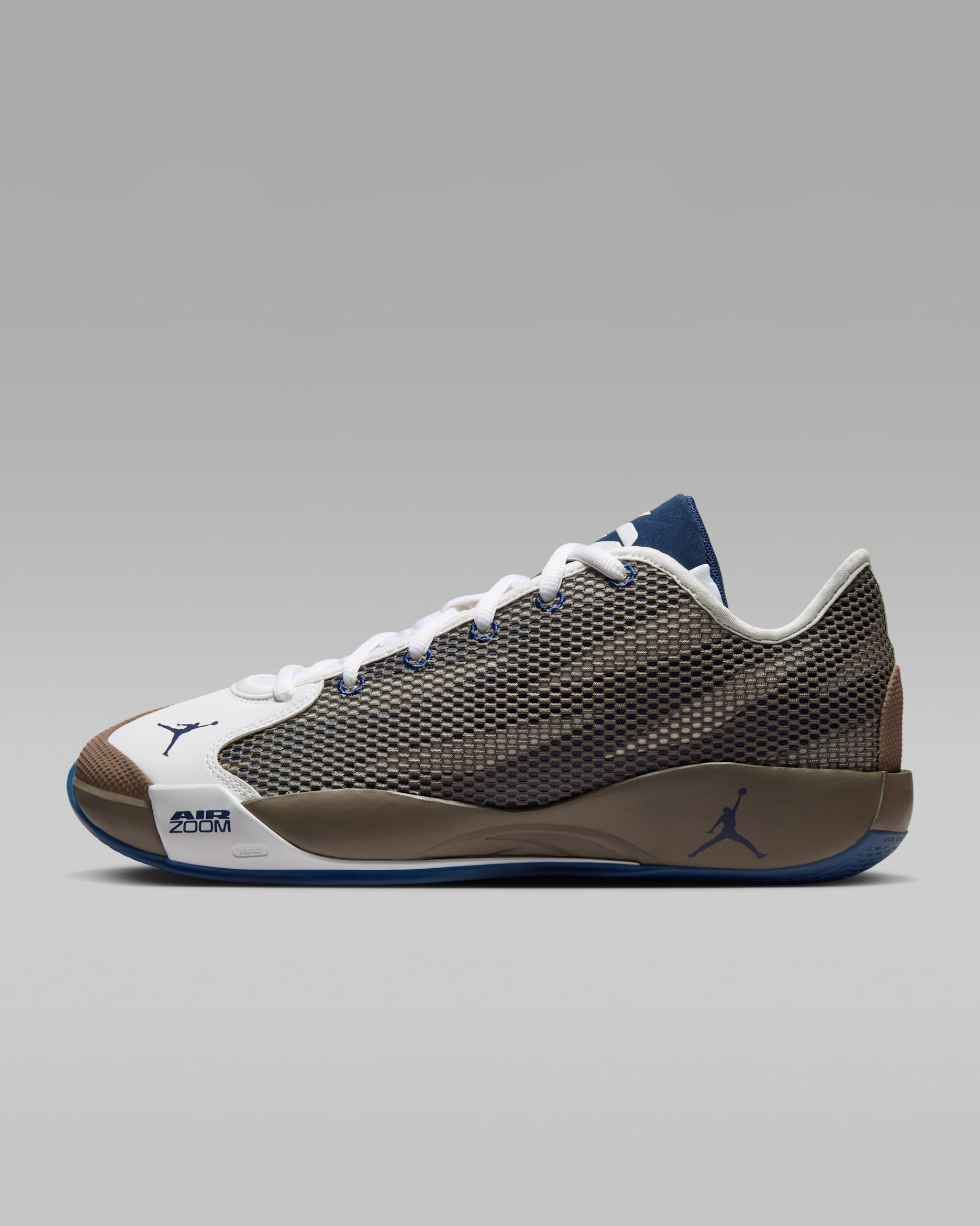 Tenis de básquetbol Luka 77 - Gris oliva/Blanco/Burdeos ceniza/Azul marino medianoche