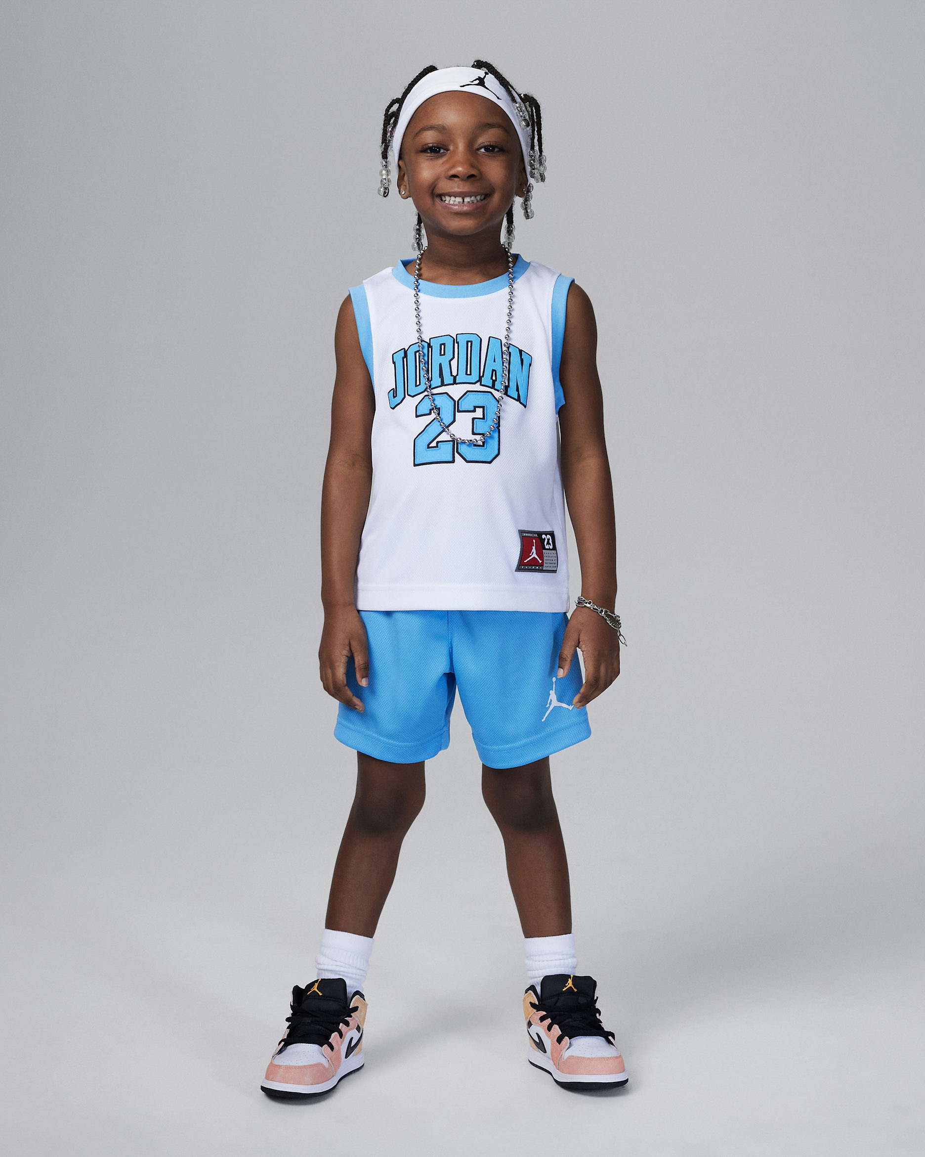 Jordan 23 Jersey Toddler 2-Piece Jersey Set - University Blue