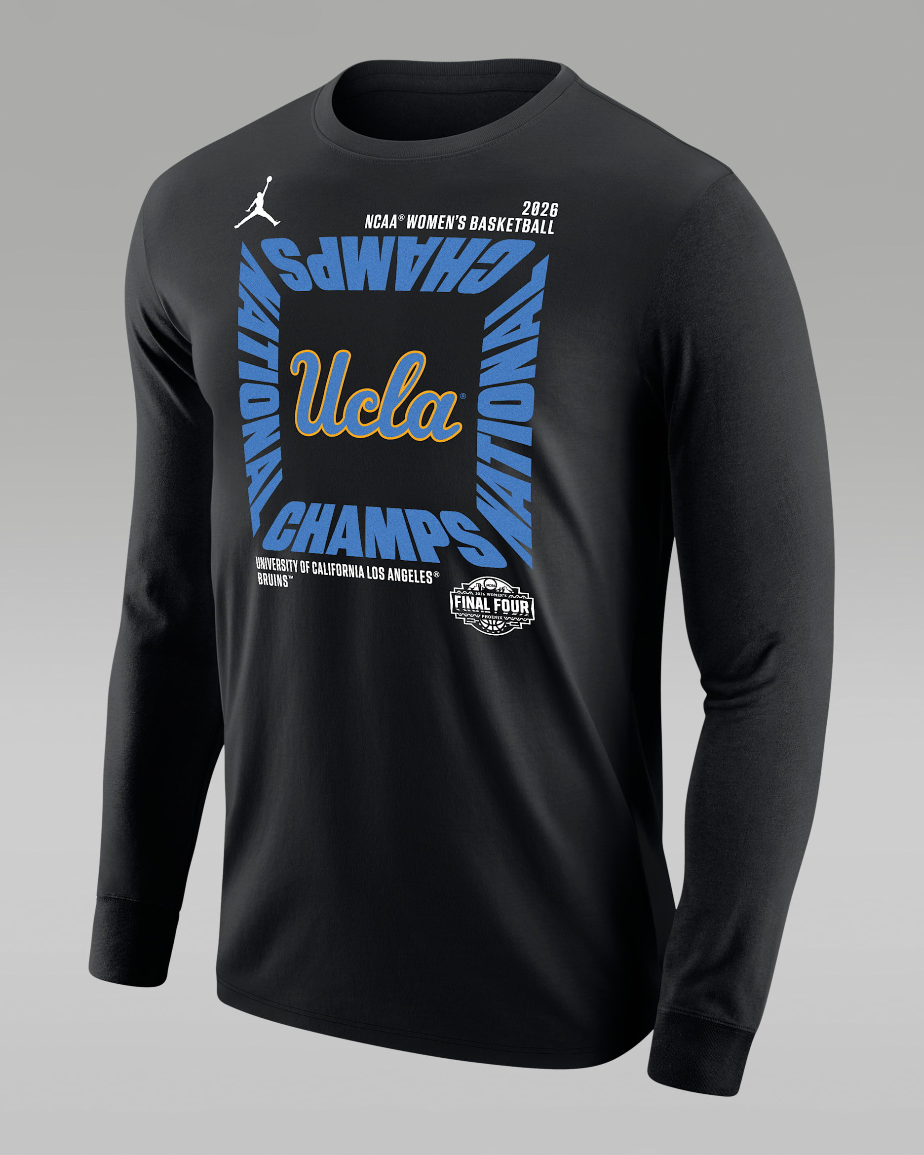 UCLA (Women's Team) Men's Jordan College Long-Sleeve T-Shirt - Black