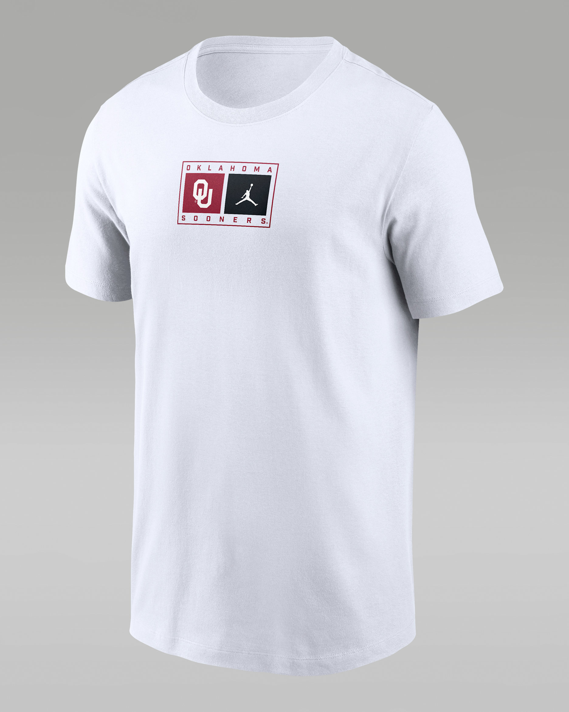 Playera universitaria Nike para hombre Oklahoma Campus Logo Swoosh - Blanco