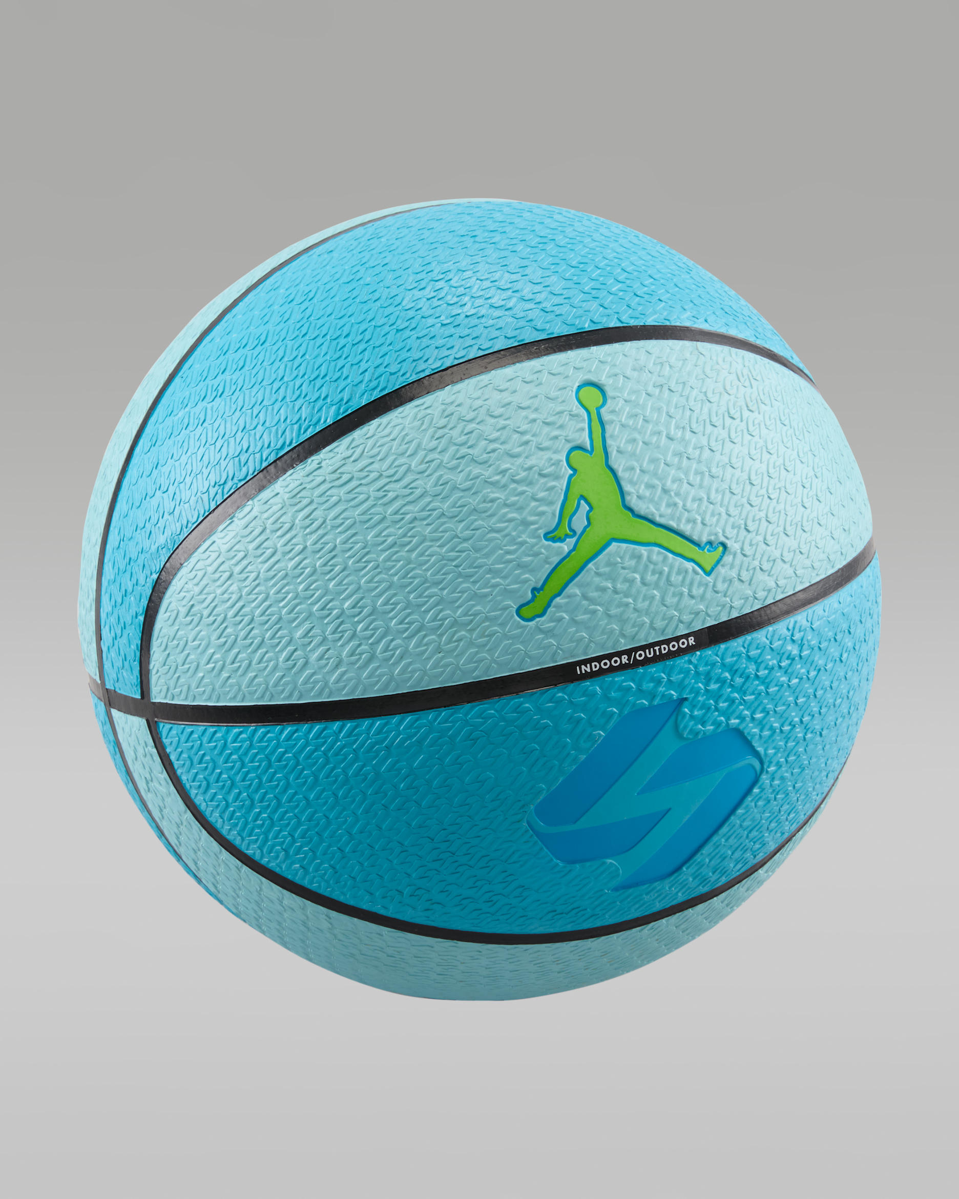 Balón de básquetbol Jordan "Luka Dončić" Nike All-Court 8P - Copa/Negro/Azul láser/Verde eléctrico