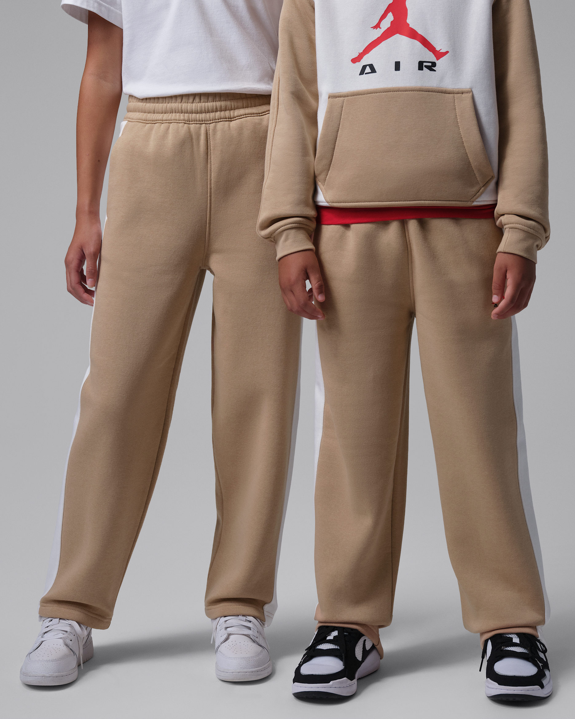 Jordan Older Kids' Air Open Hem Trousers - Hemp