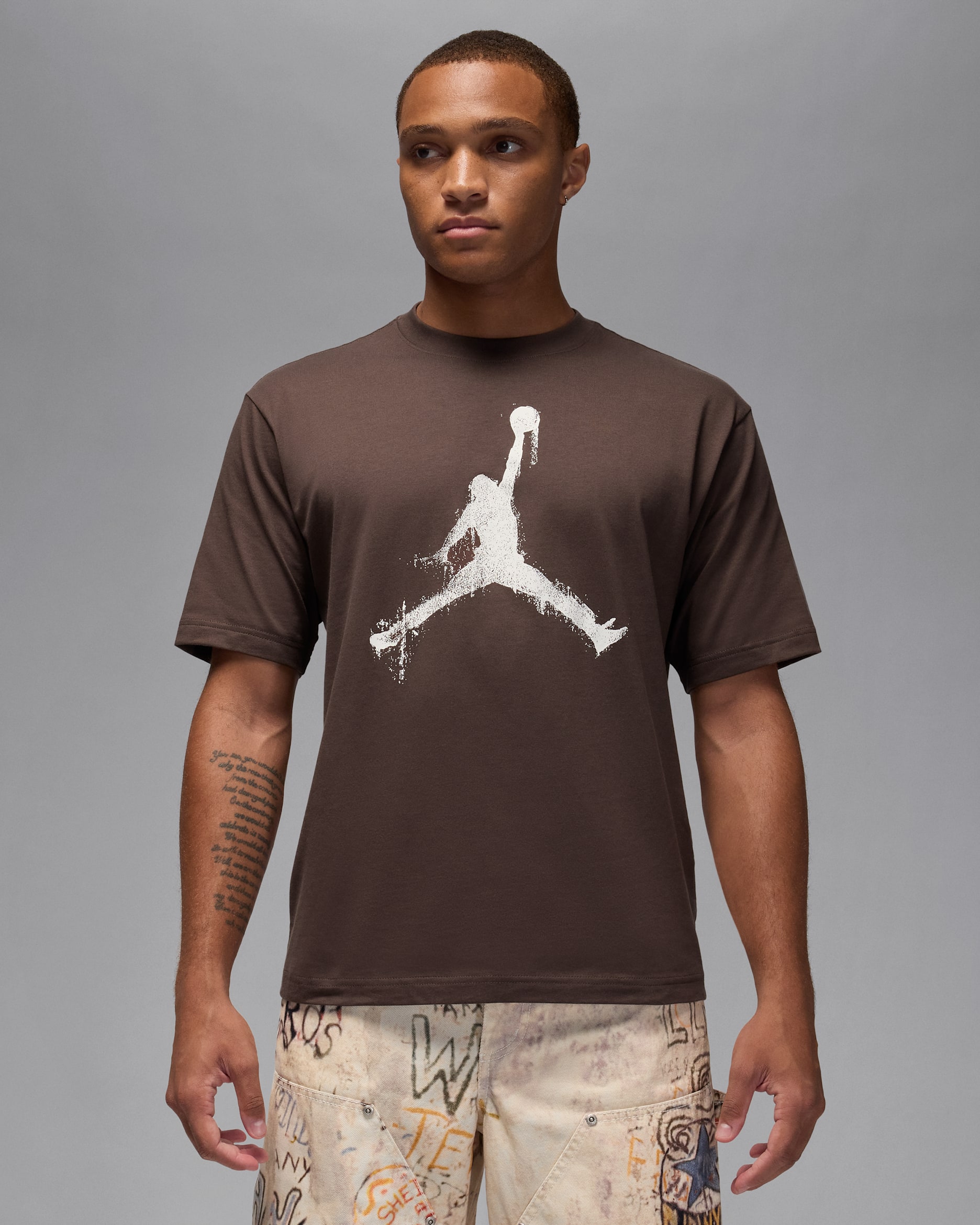 Jordan Brooklyn Men's T-Shirt - Baroque Brown/Sail