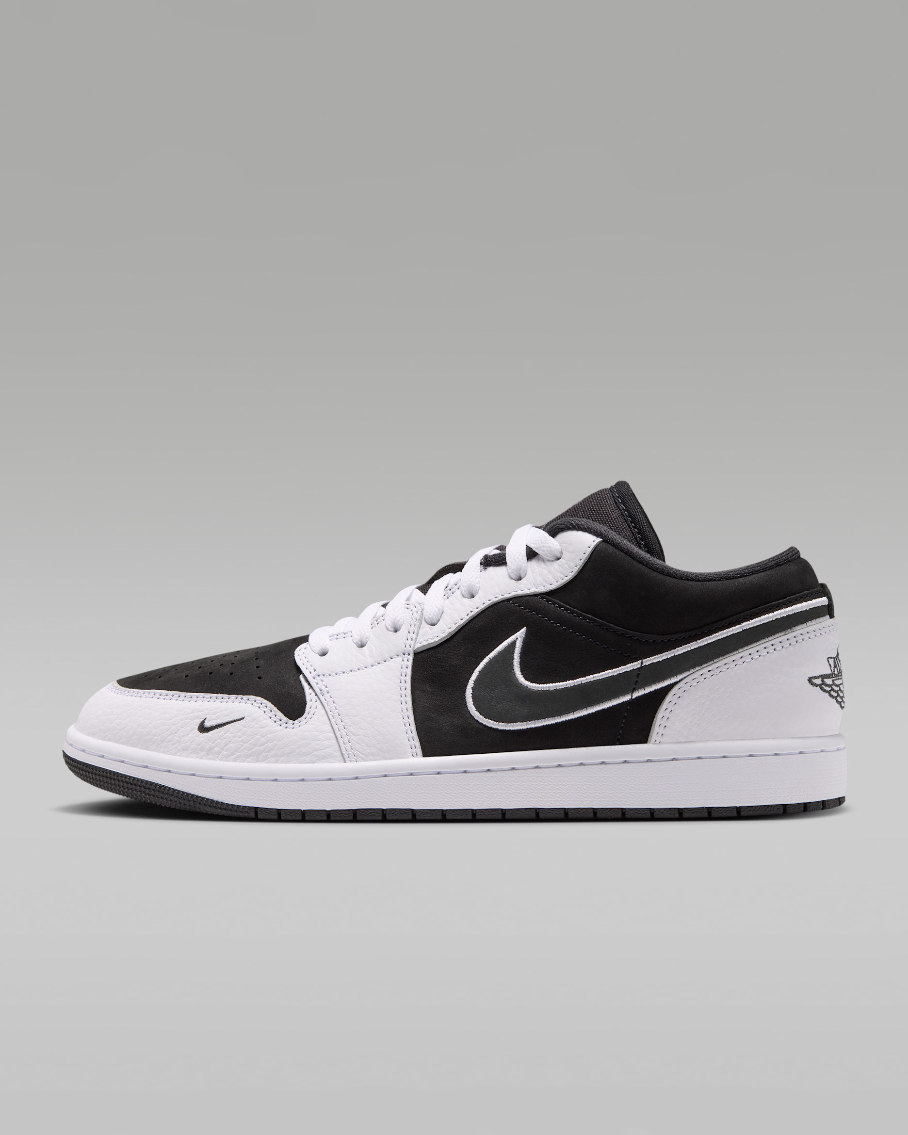 Air Jordan 1 Low SE Men's Shoes - Black/White/Anthracite