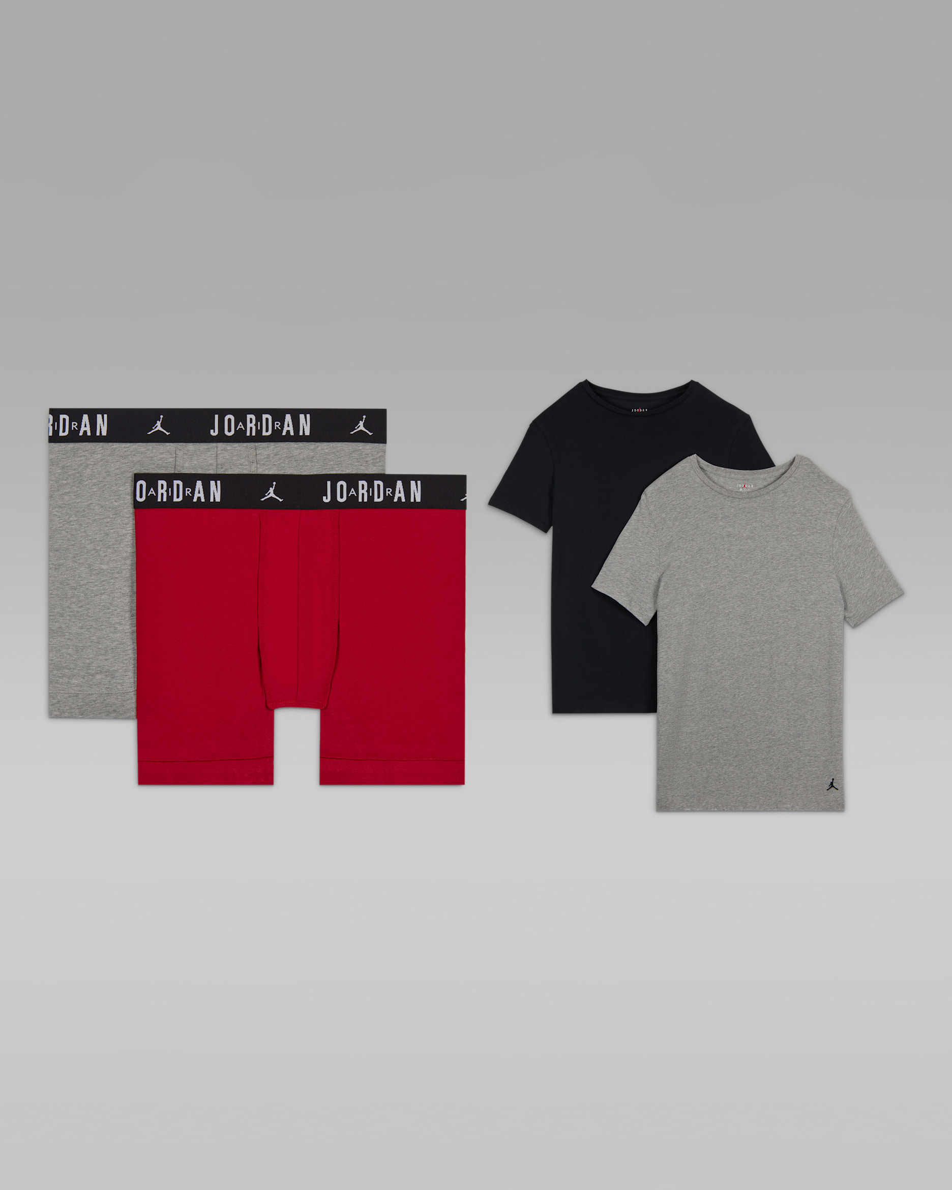 Jordan Men's 4-Piece Basics Set - Gym Red