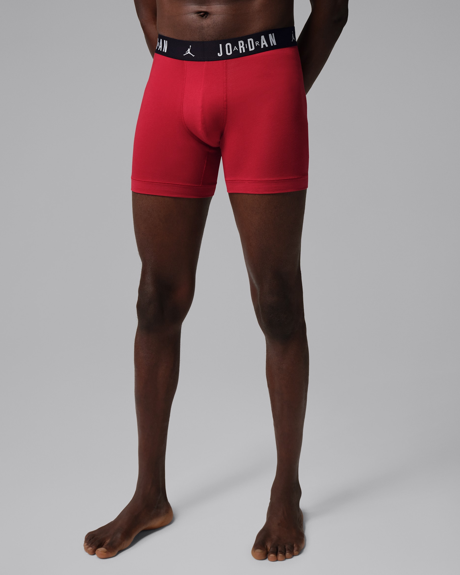 Conjunto de 4 piezas de básicos para hombre Jordan - Rojo gimnasio