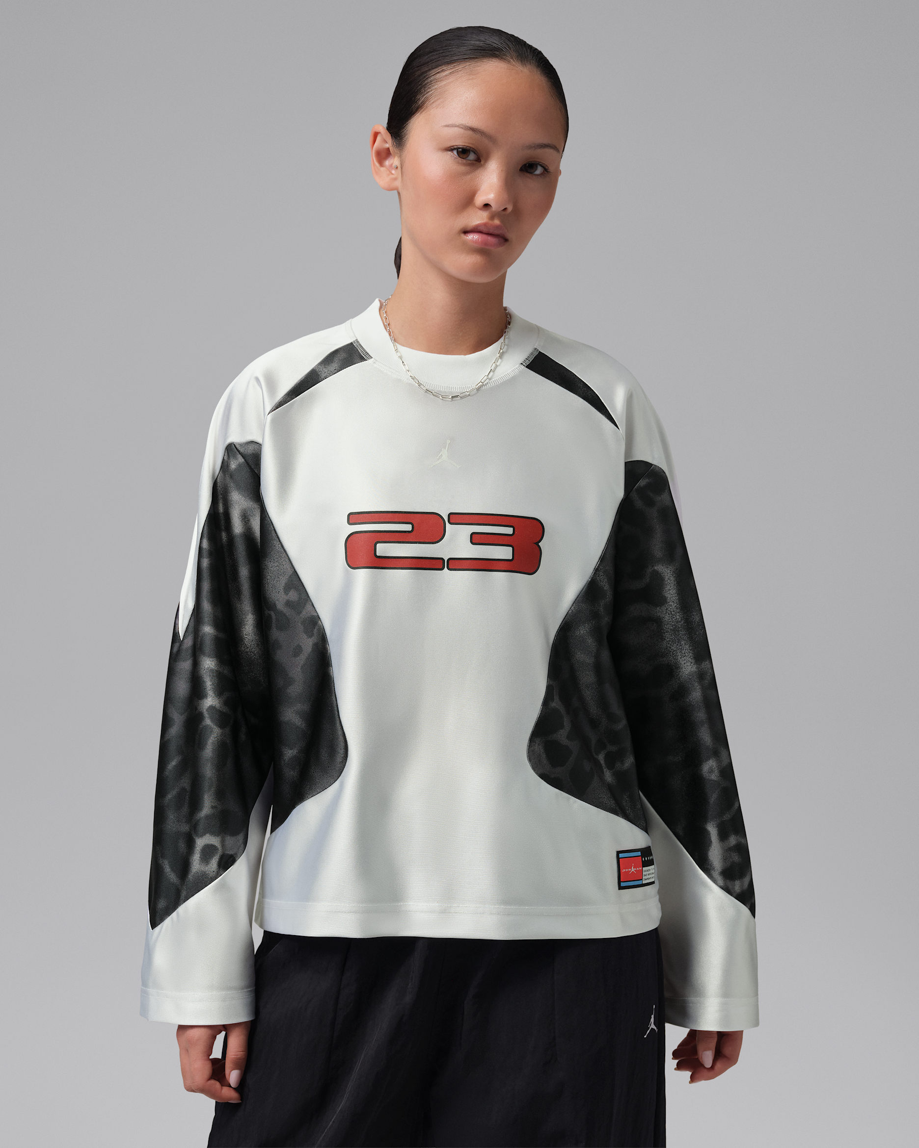 Jersey de manga larga para mujer Jordan Brooklyn - Blanco