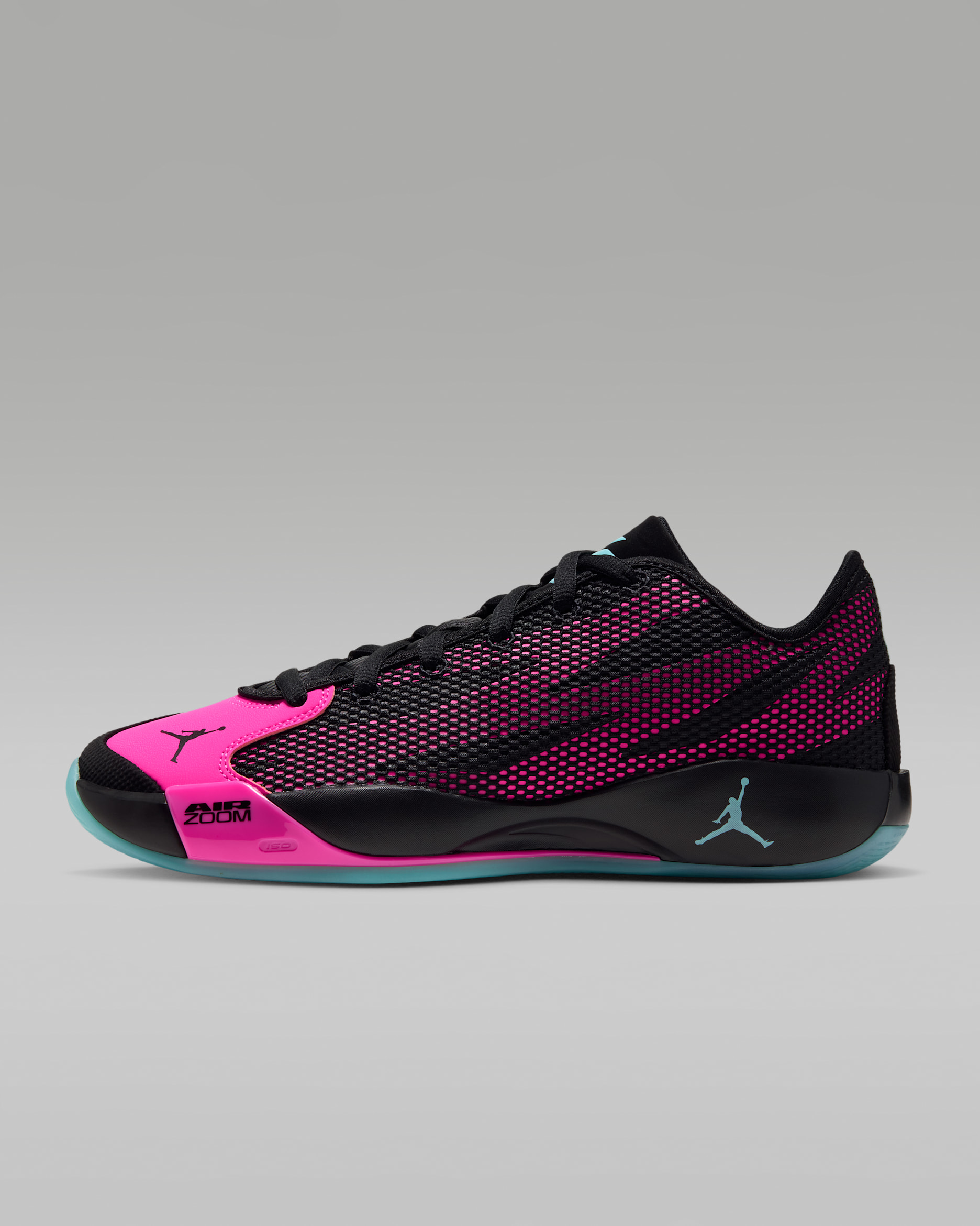 Tenis de básquetbol Luka 77 - Negro/Fucsia láser/Turquesa desteñido