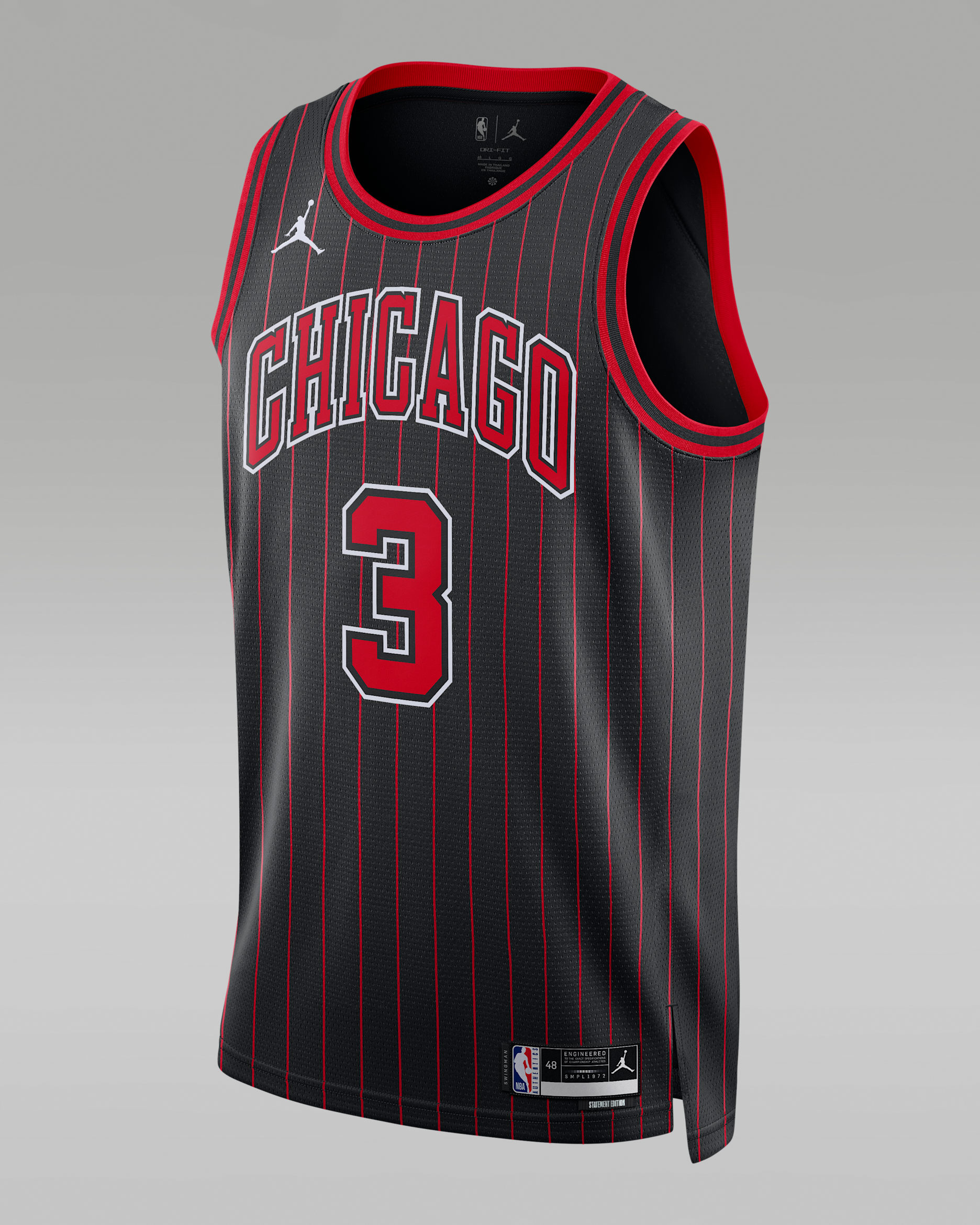 Chicago Bulls 2025/26 Statement Edition Men's Nike Dri-FIT NBA Swingman Jersey - Black