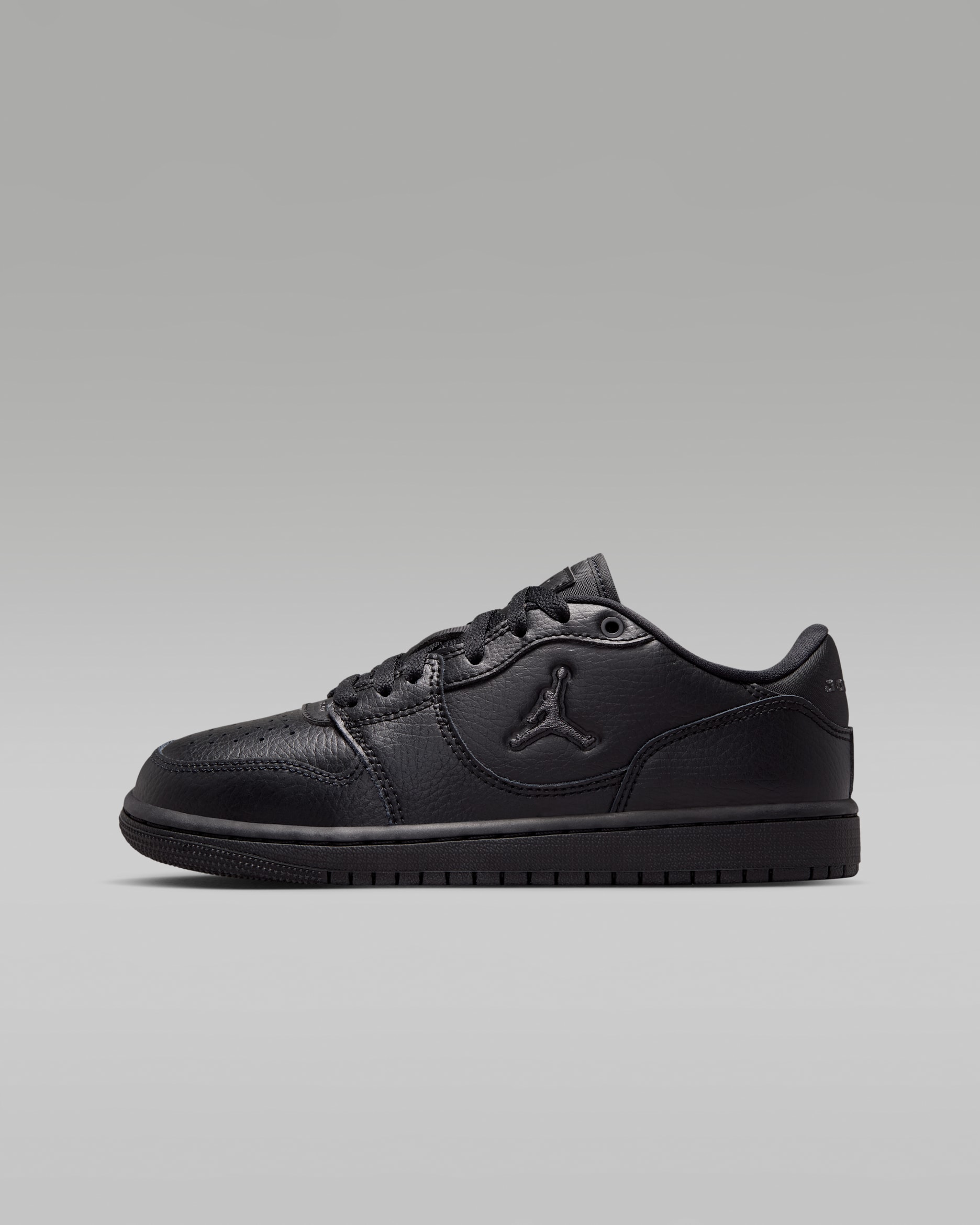 Sapatilhas Jordan Court Connect Low Júnior - Preto/Cinzento Smoke escuro