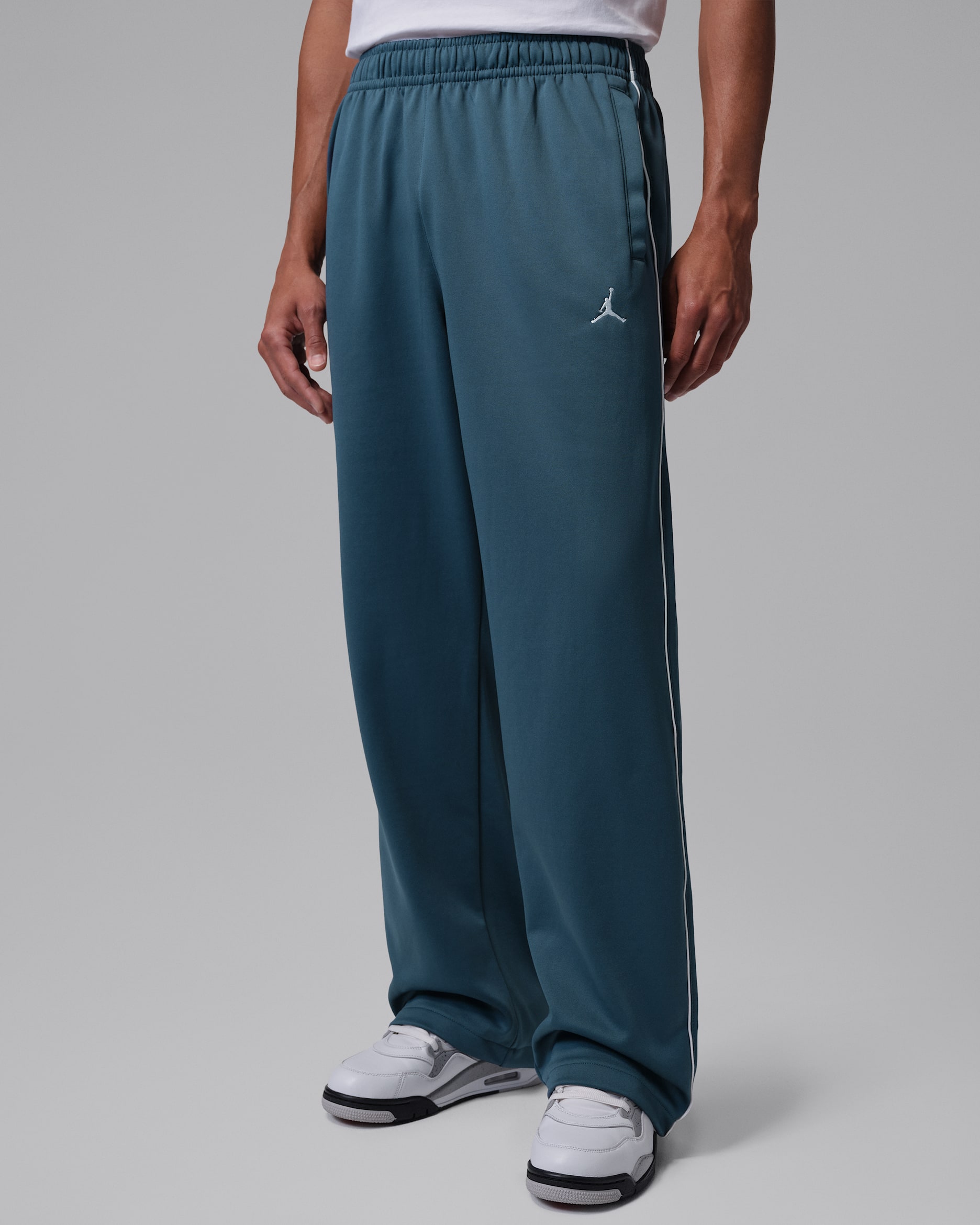 Jordan Brooklyn Trainingshose aus Trikotmaterial (Herren) - Squadron Blue/Weiß/Weiß