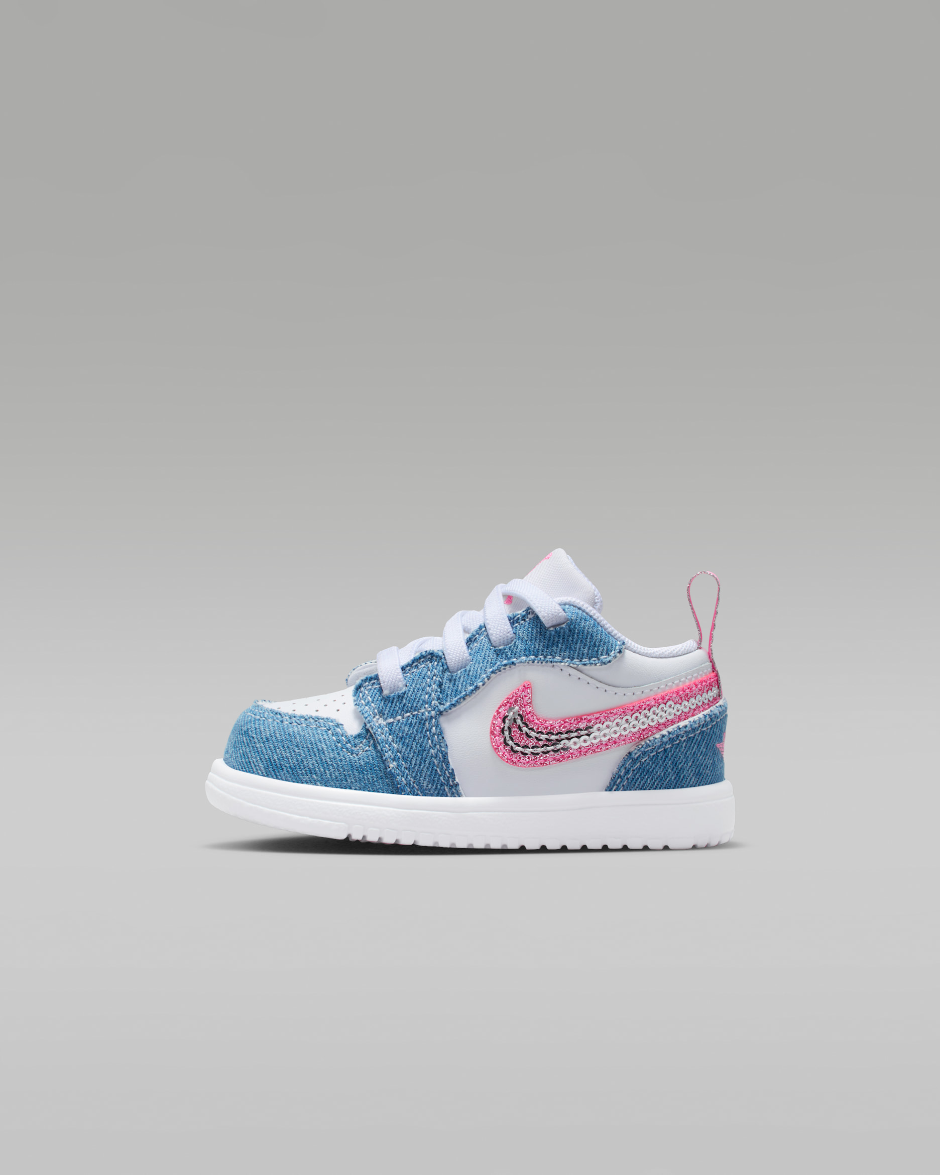 Jordan 1 低筒 Alt SE 嬰幼兒鞋款 - Cobalt Bliss/白色/Pink Glow