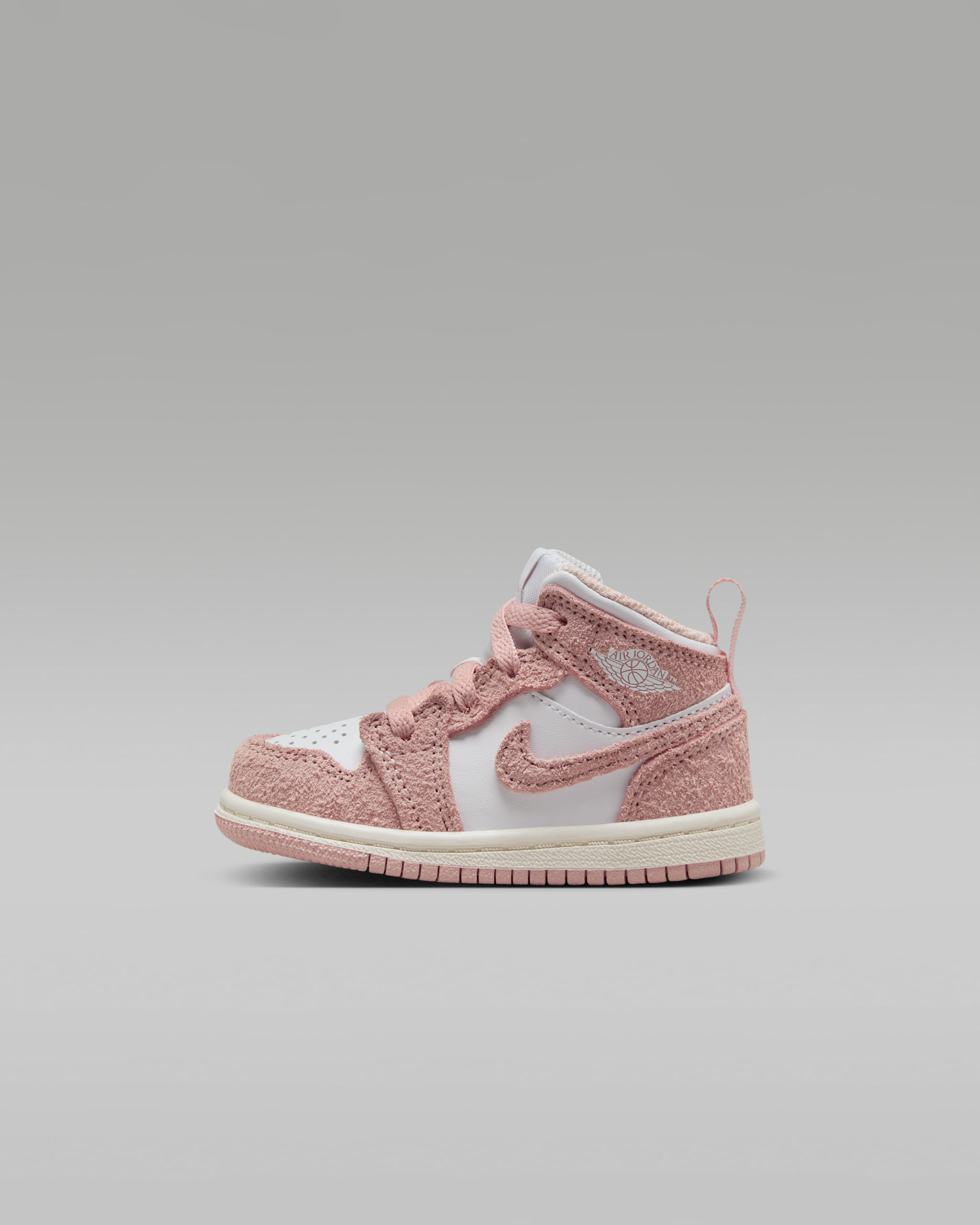 Jordan 1 Mid SE Baby/Toddler Shoes - White/Sail/Legend Pink