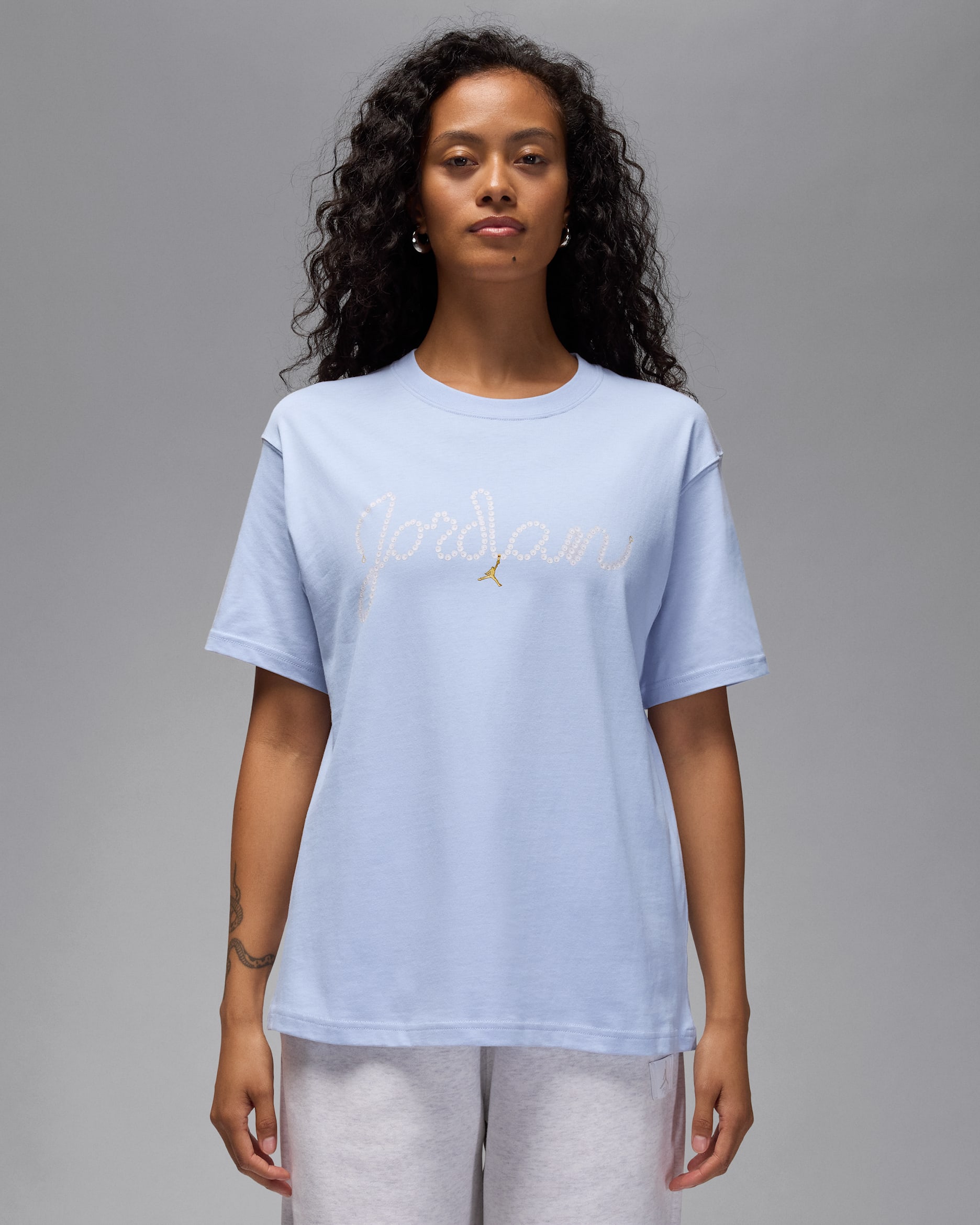 Jordan Brooklyn Women's T-Shirt - Ghost/White