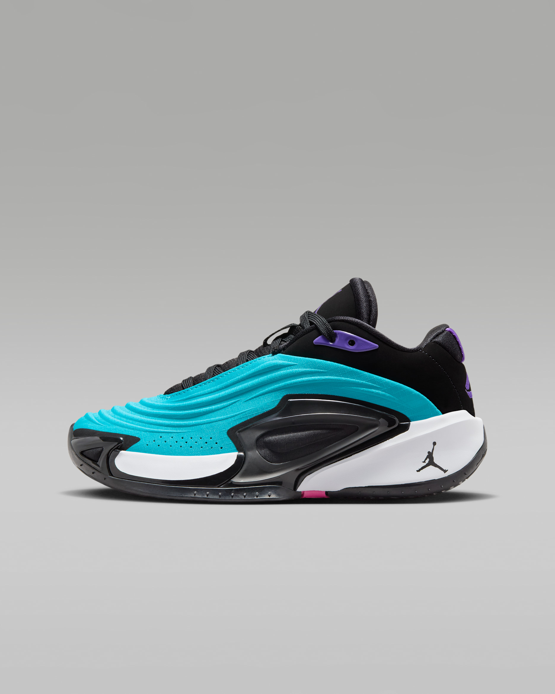 루카 3 주니어 농구화 - 클로린 블루/하이퍼 핑크/하이퍼 그레이프/블랙