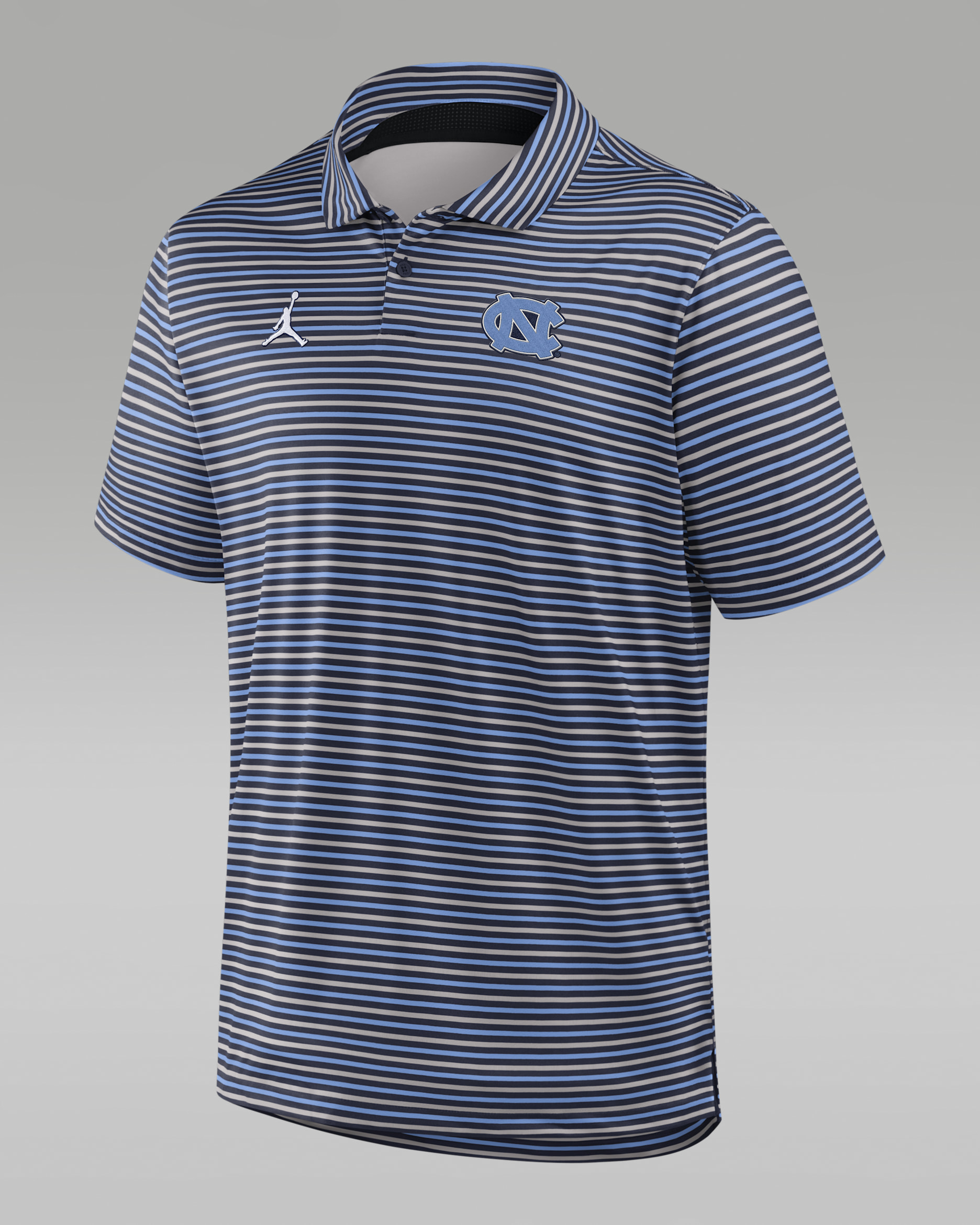 North Carolina Tour Stripe Men's Jordan Brand Dri-FIT College Polo - Navy