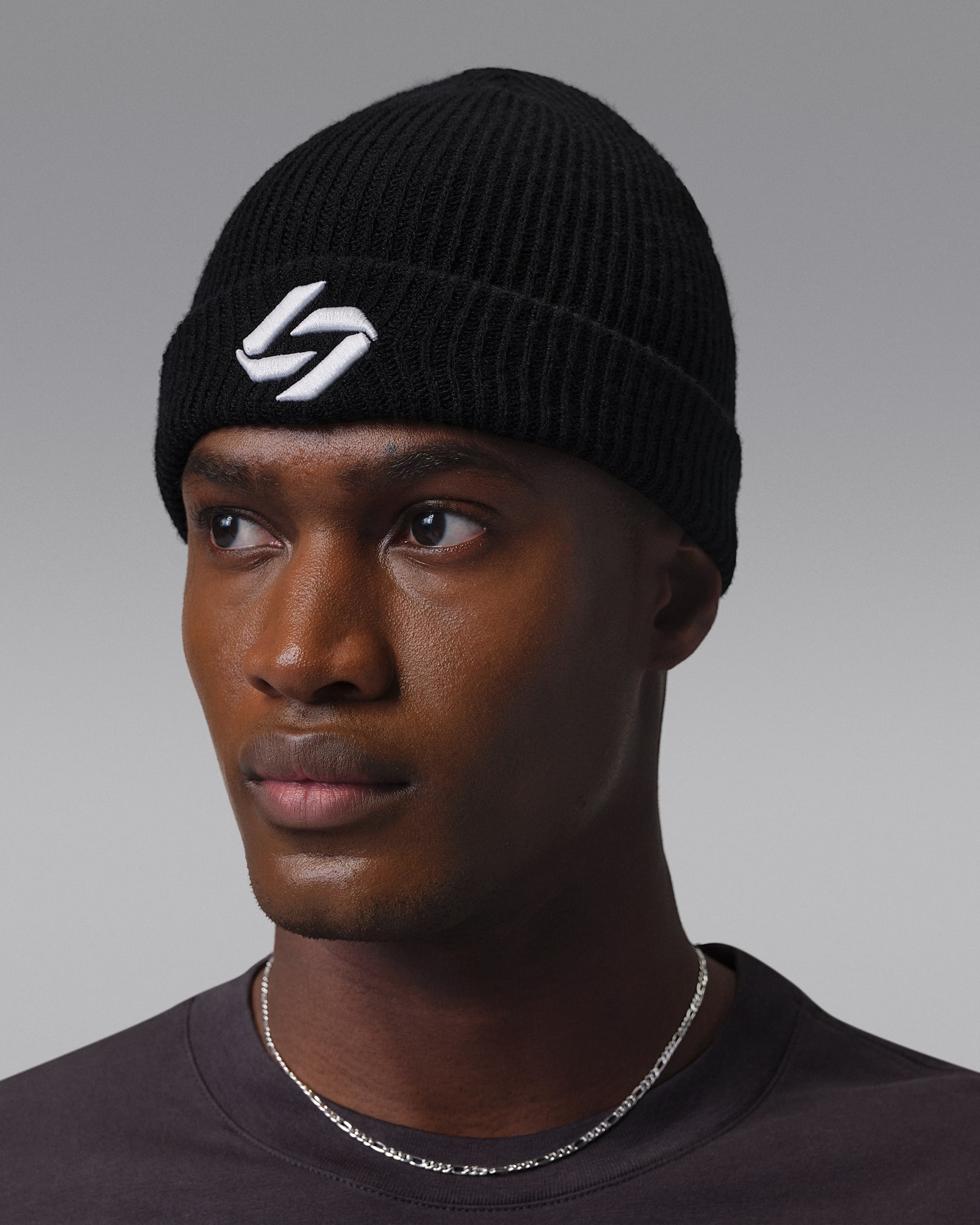 Gorro Luka Peak - Negro/Blanco