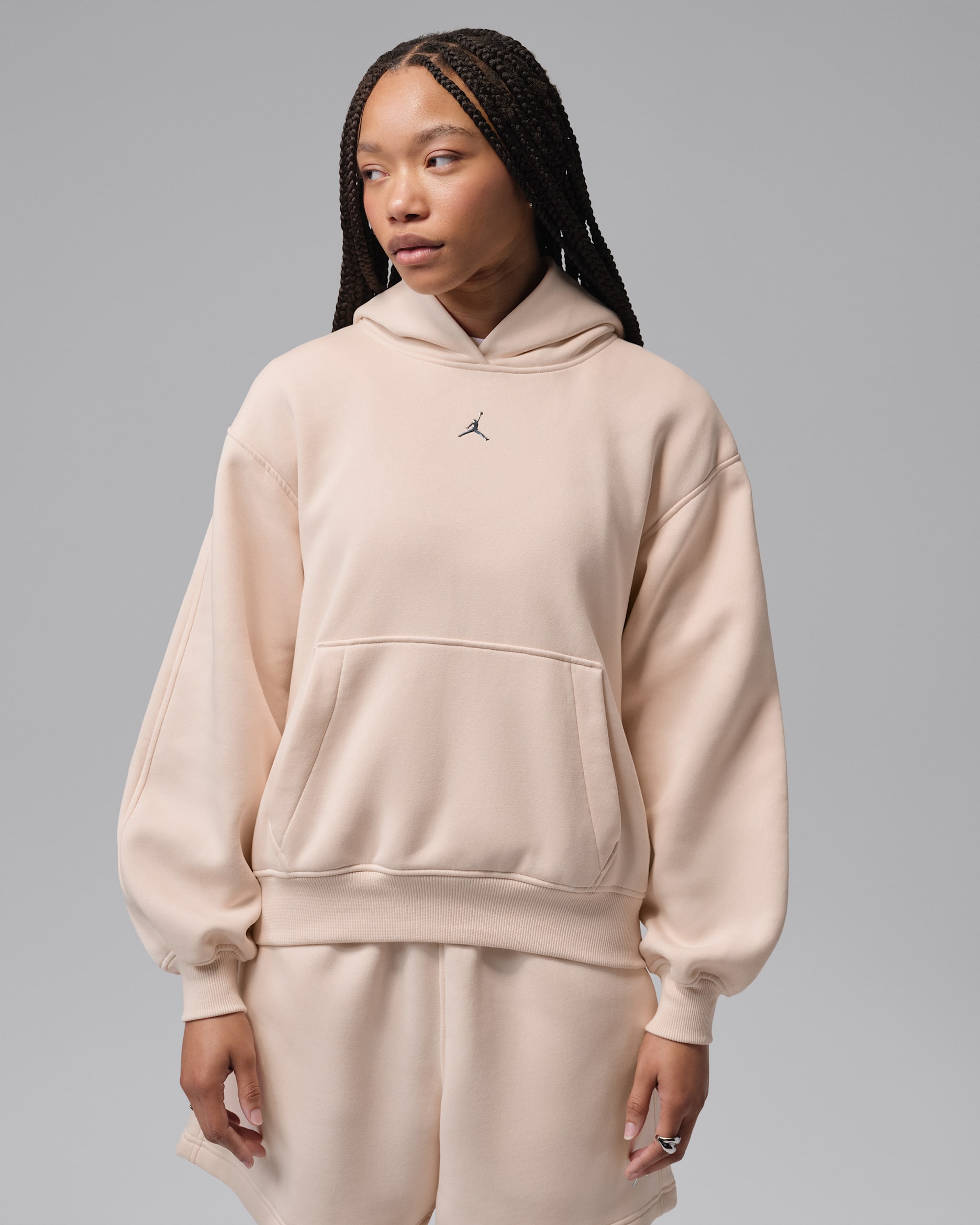 Jordan Brooklyn Women's Pullover Hoodie - Pearl White