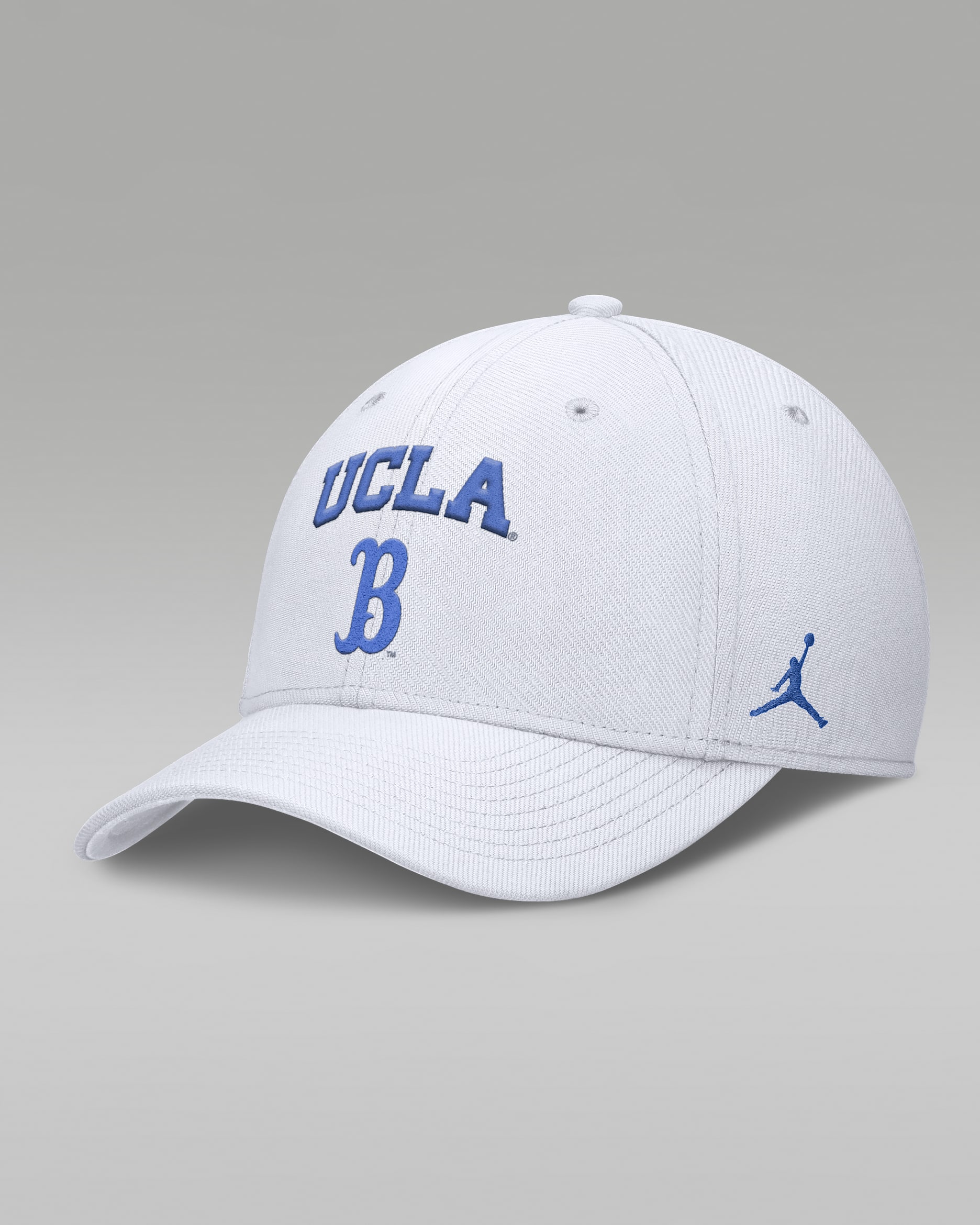 UCLA On-Field Rise Swoosh Men's Jordan Brand Dri-FIT College Hat - White