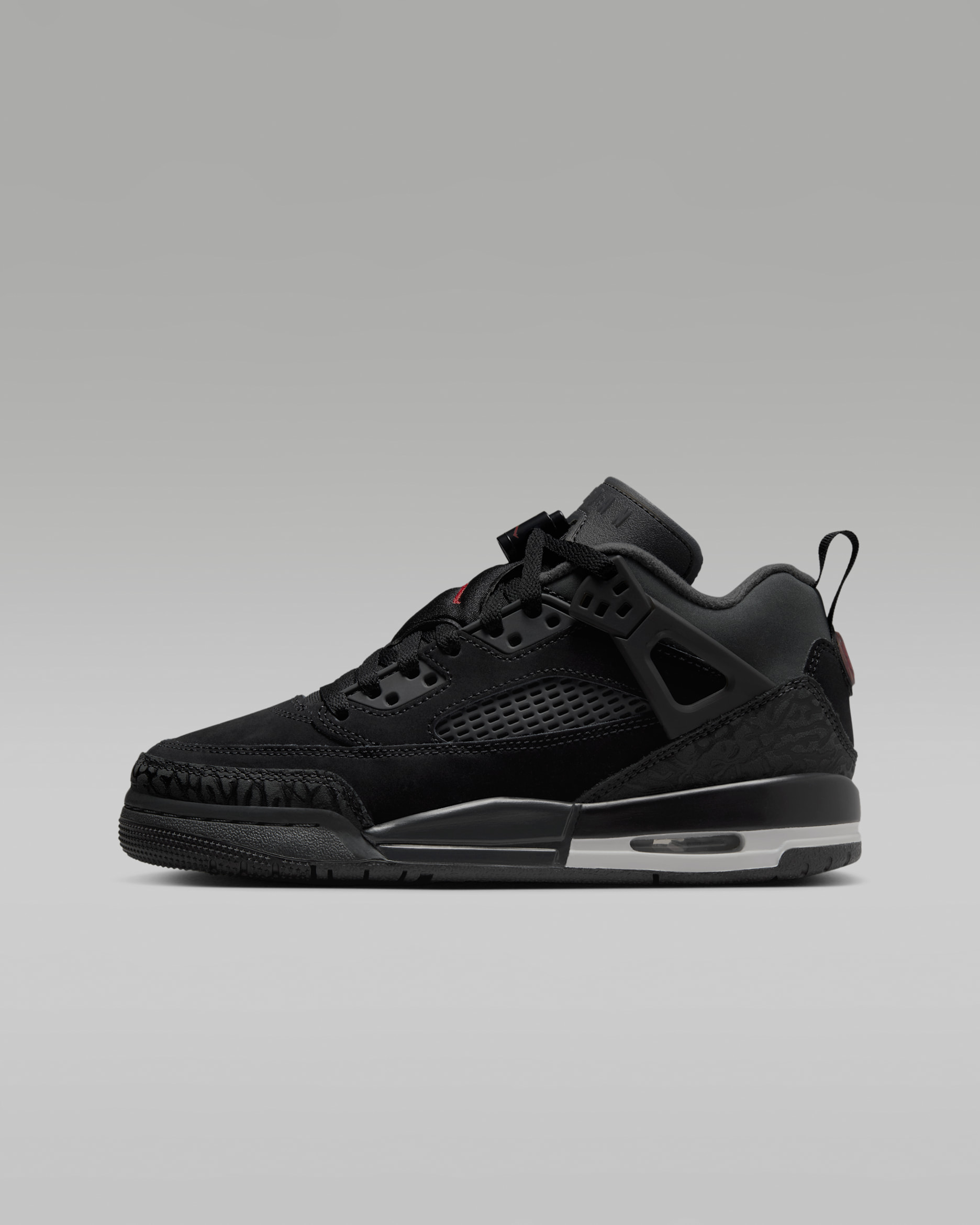 Jordan Spizike Low Older Kids' Shoes - Black/Anthracite/Summit White/Fire Red