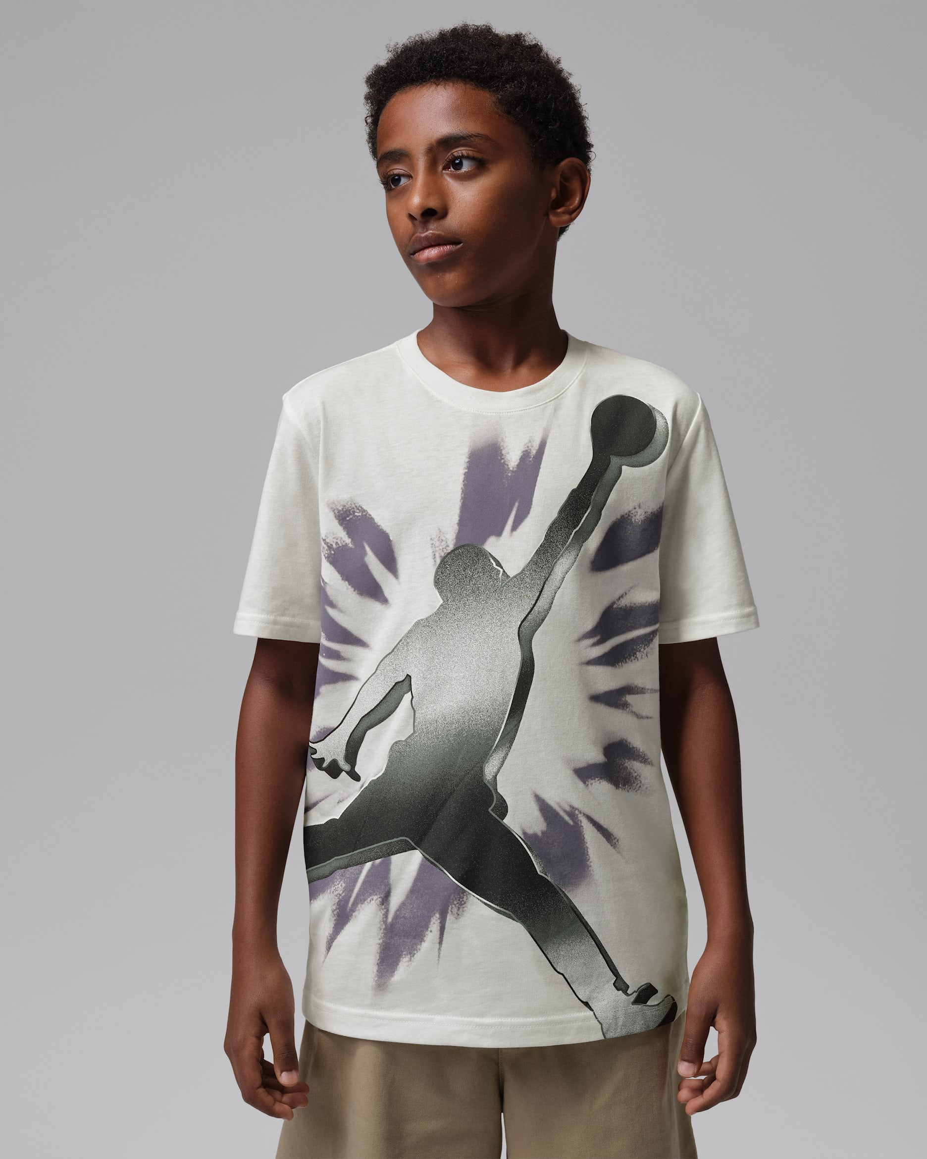 T-shirt Chrome Jumpman Jordan pour pré-ado - Sail