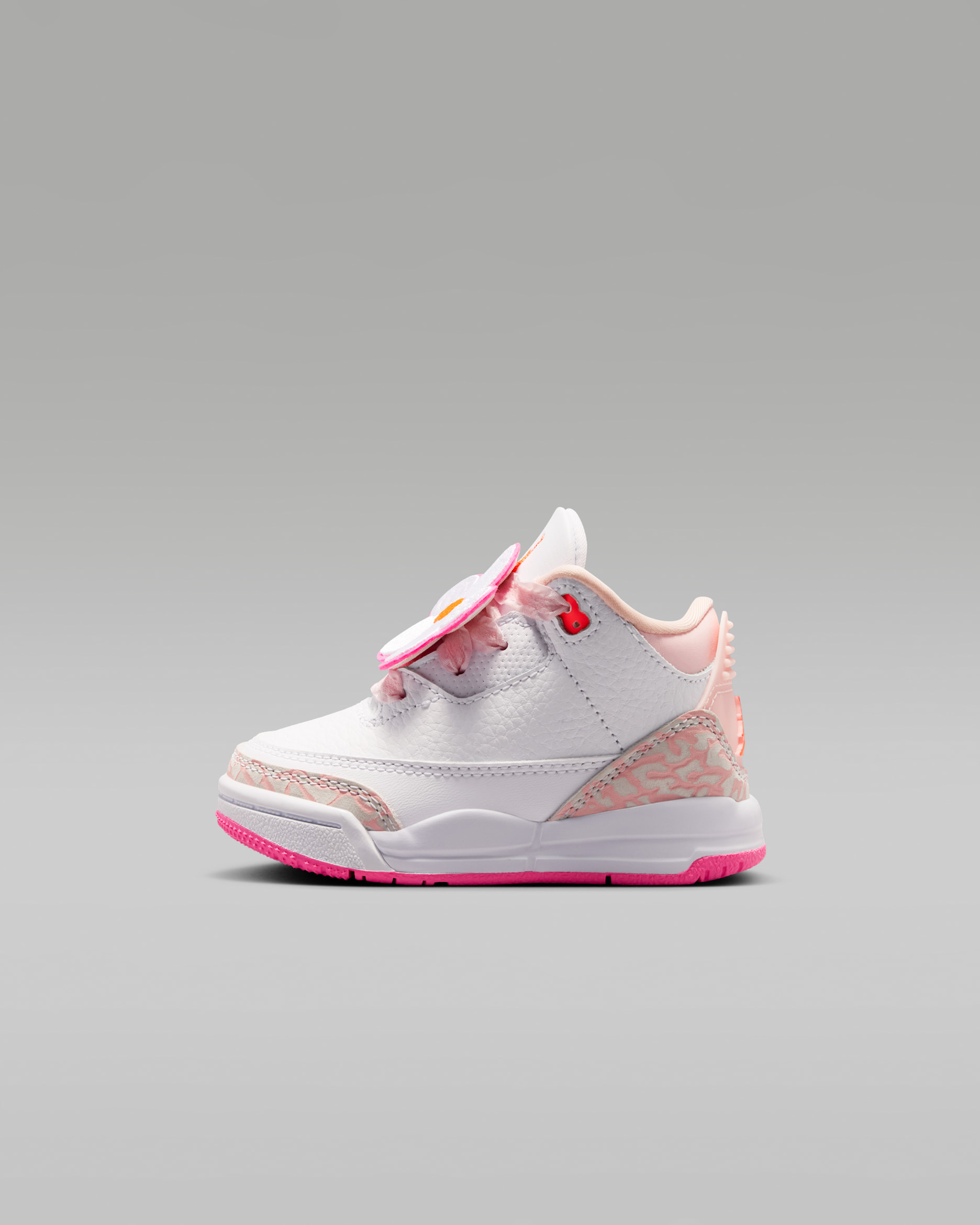 Jordan 3 Retro Baby/Toddler Shoes - Pearl Pink/Pink Bloom/Pink Glow/Hyper Orange
