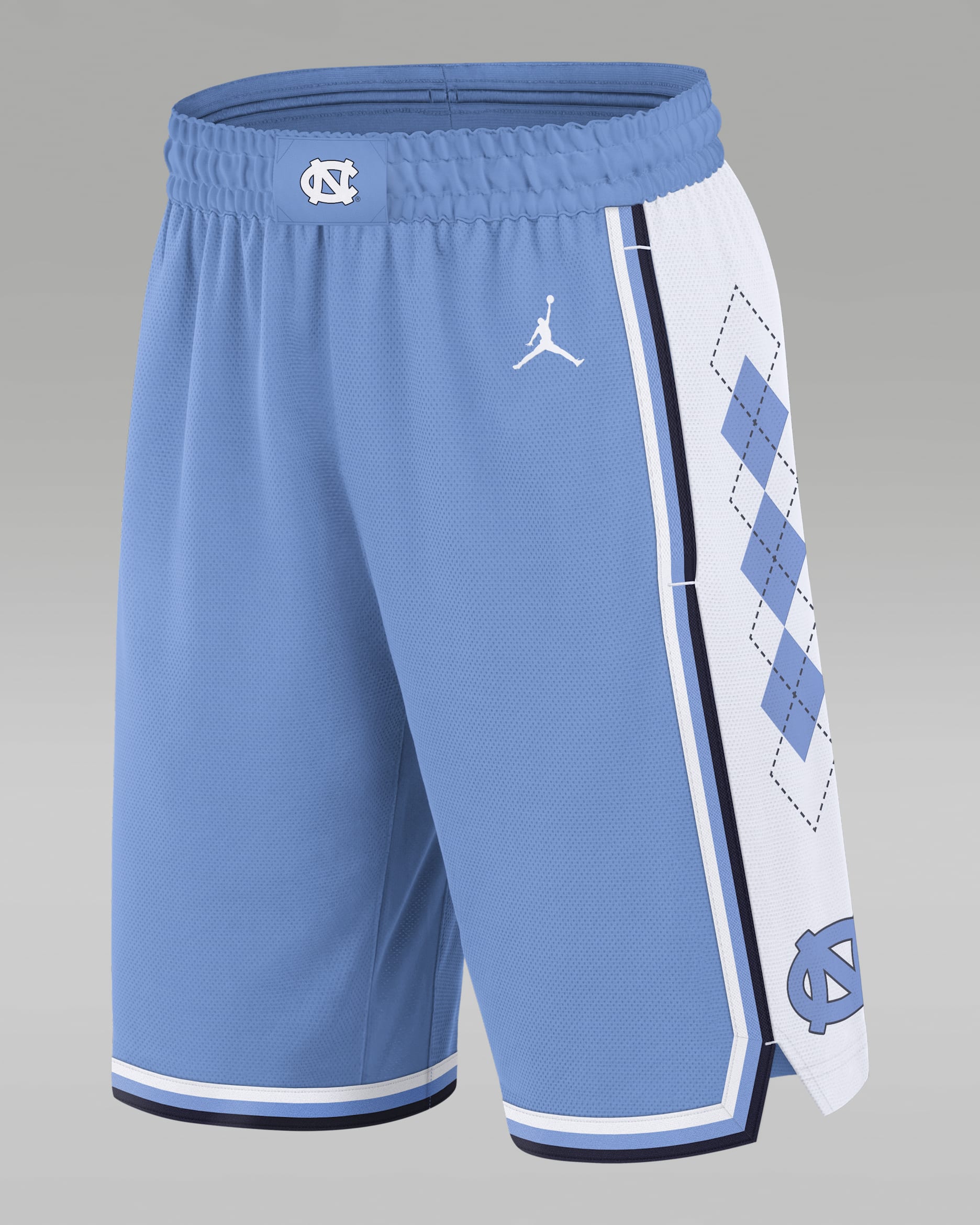 Shorts de básquetbol universitarios Jordan Dri-FIT North Carolina Replica para hombre - Azul valor