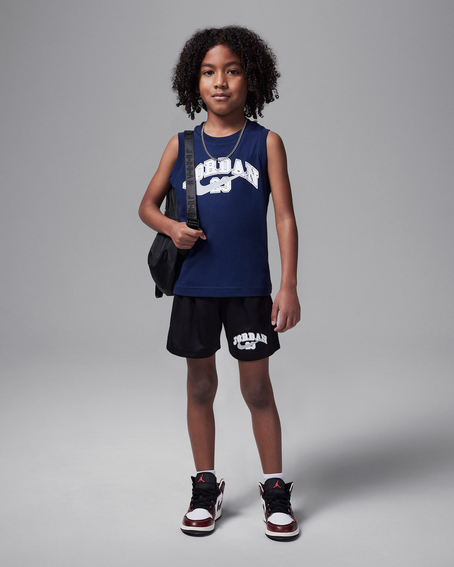 Jordan Little Kids' MVP Jordan 23 Tank and Shorts Set - Black