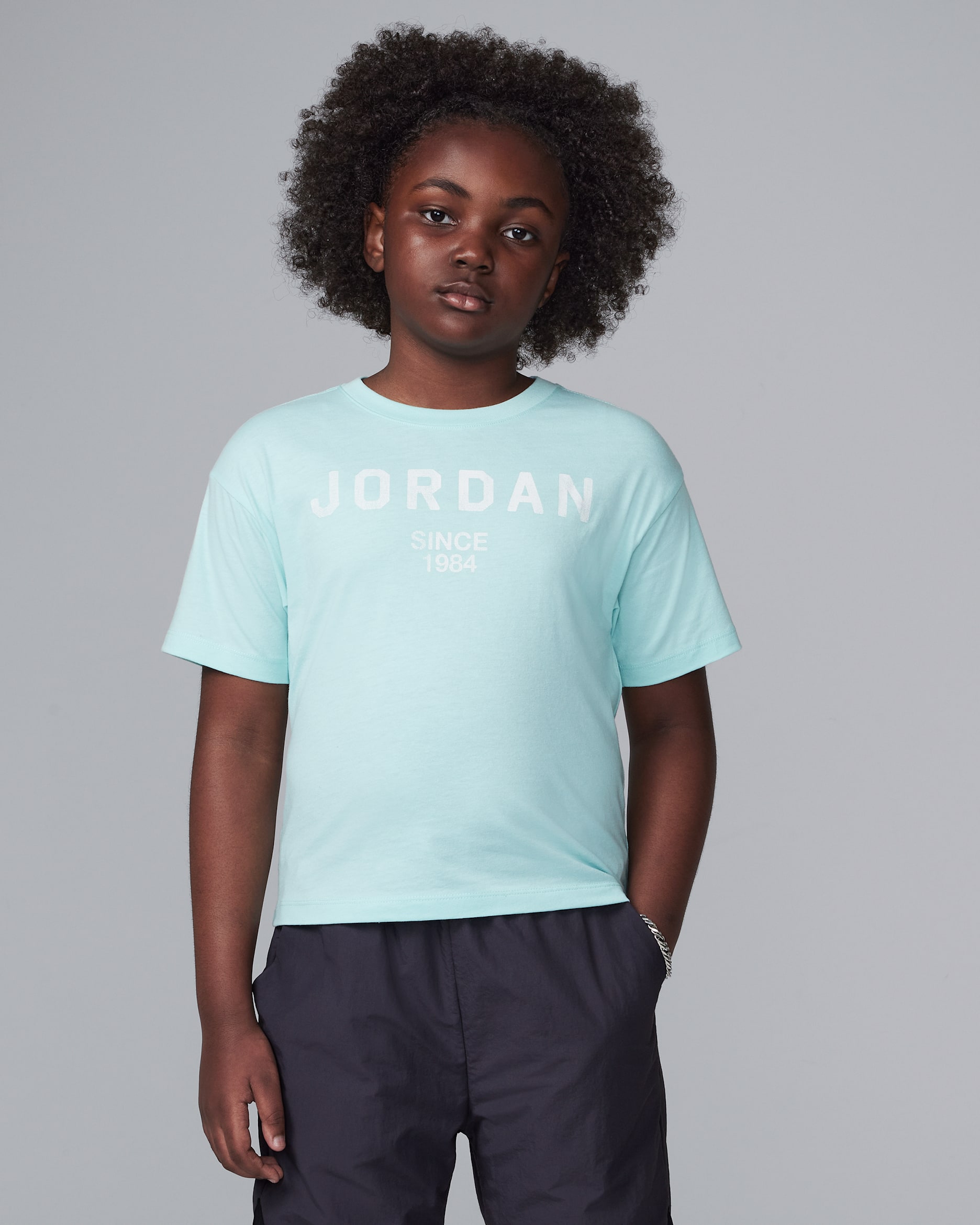 Jordan Big Kids' Graphic T-Shirt - Light Dew