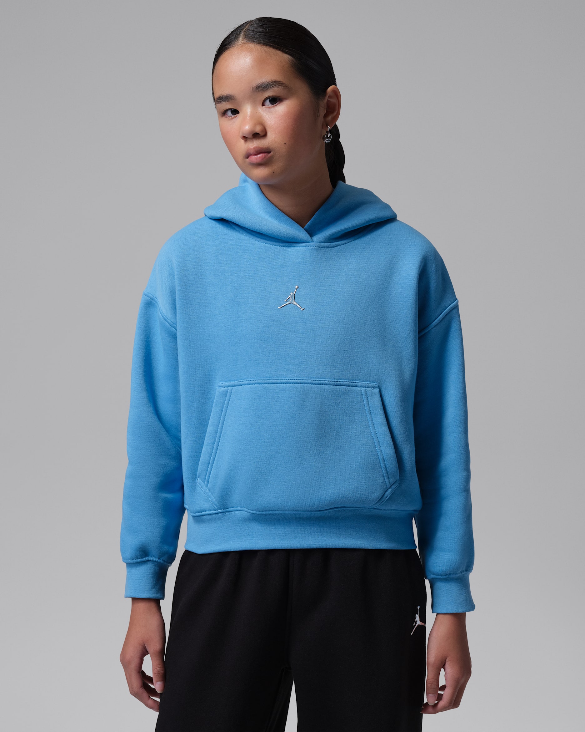 Sweat à capuche Jordan Brooklyn Fleece pour ado - Blue Beyond