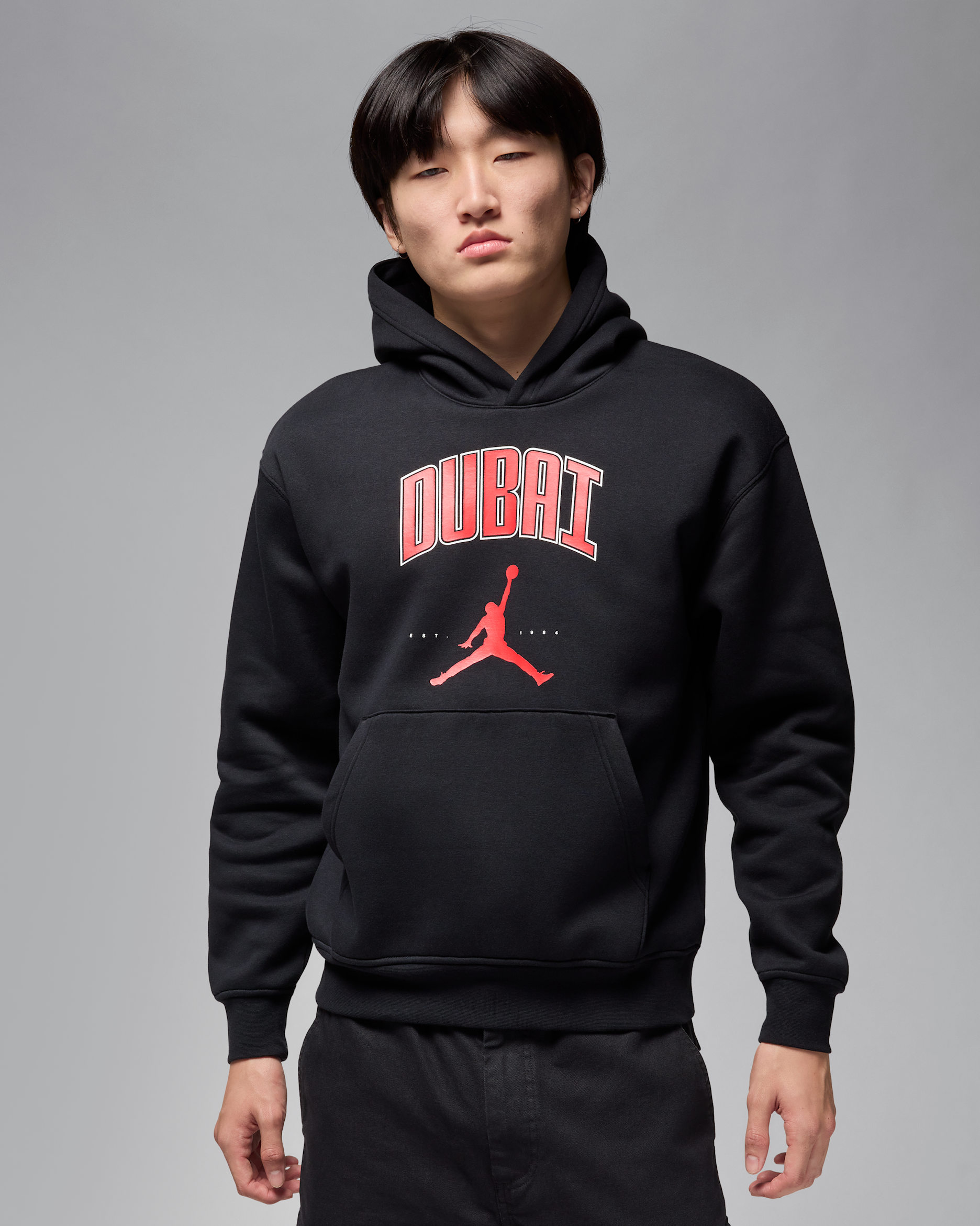 Jordan Men's Dubai Fleece Pullover Hoodie - Black