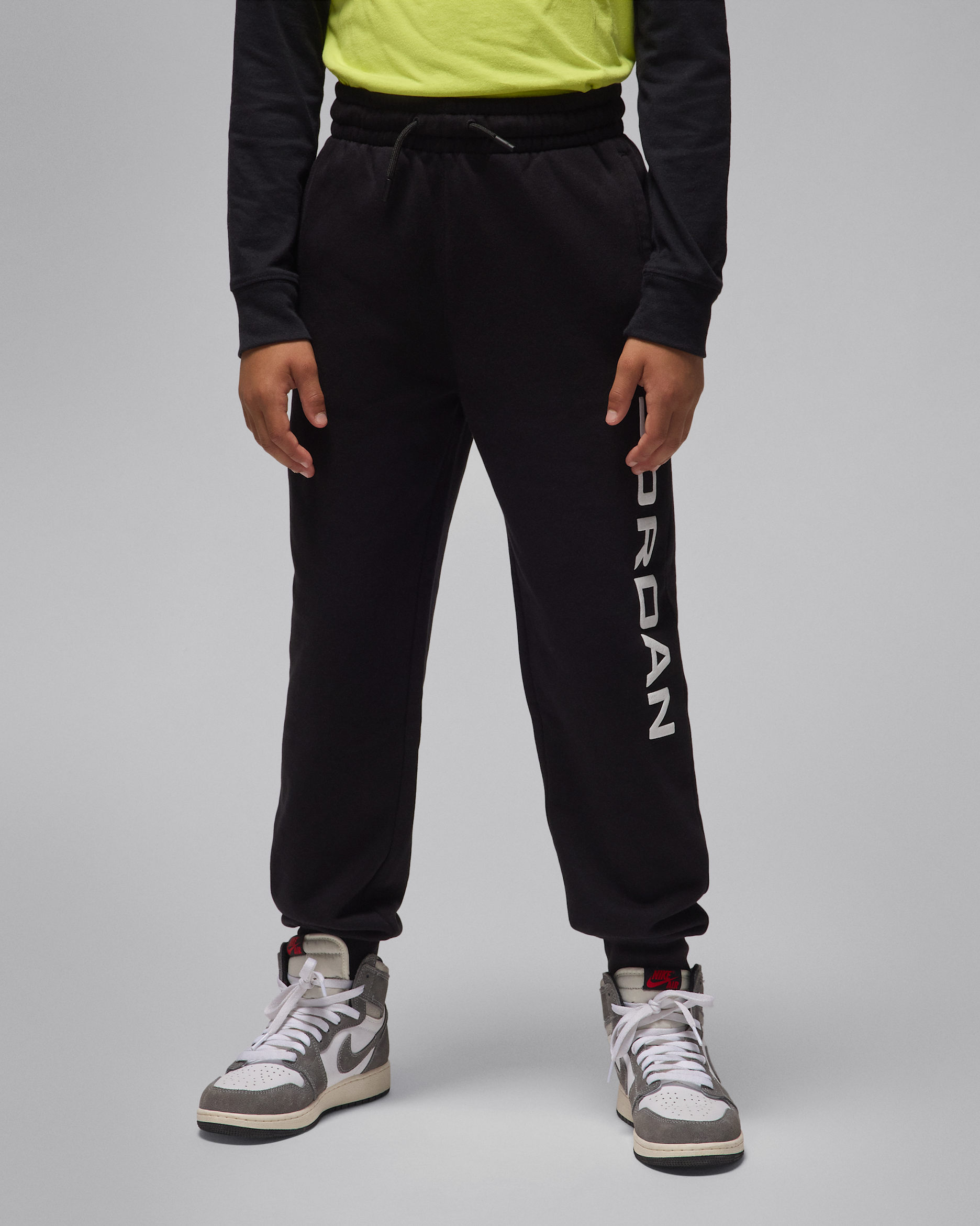 Jordan Essentials Big Kids' Fleece Baseline Pants - Black