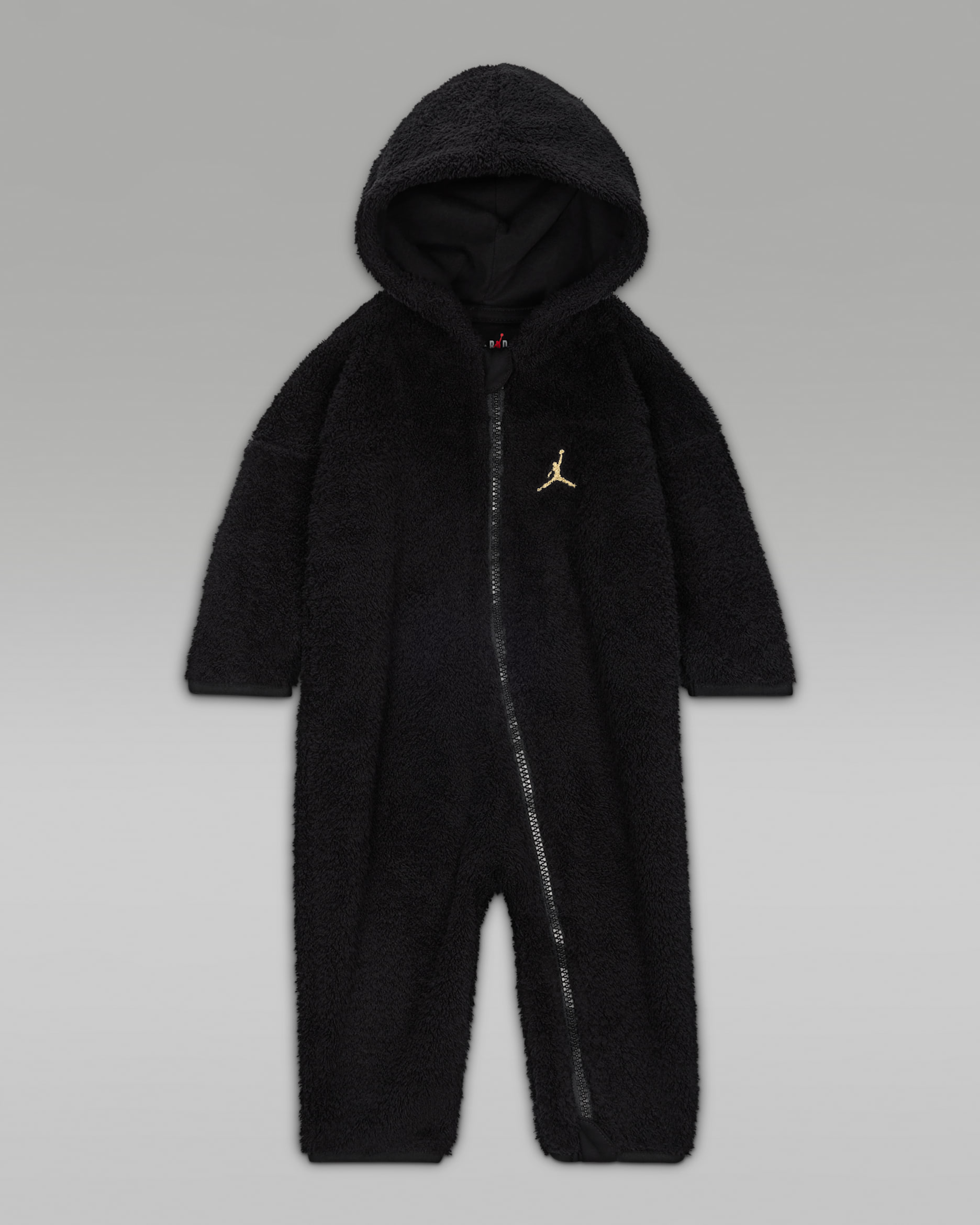 Mono de bouclé para bebé (0-9 meses) Jordan Mountainside - Negro