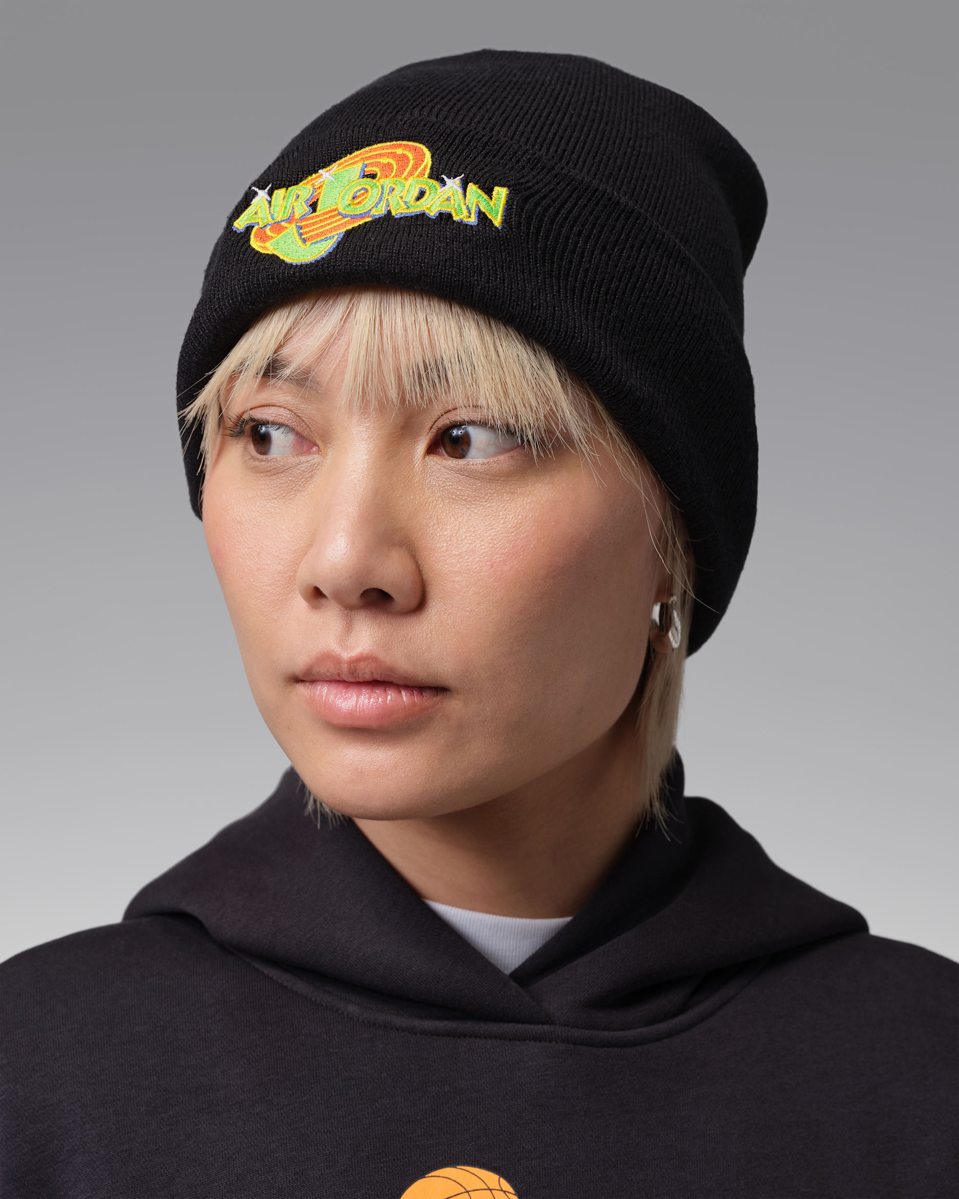 Jordan Brooklyn Space Jam Beanie - Black