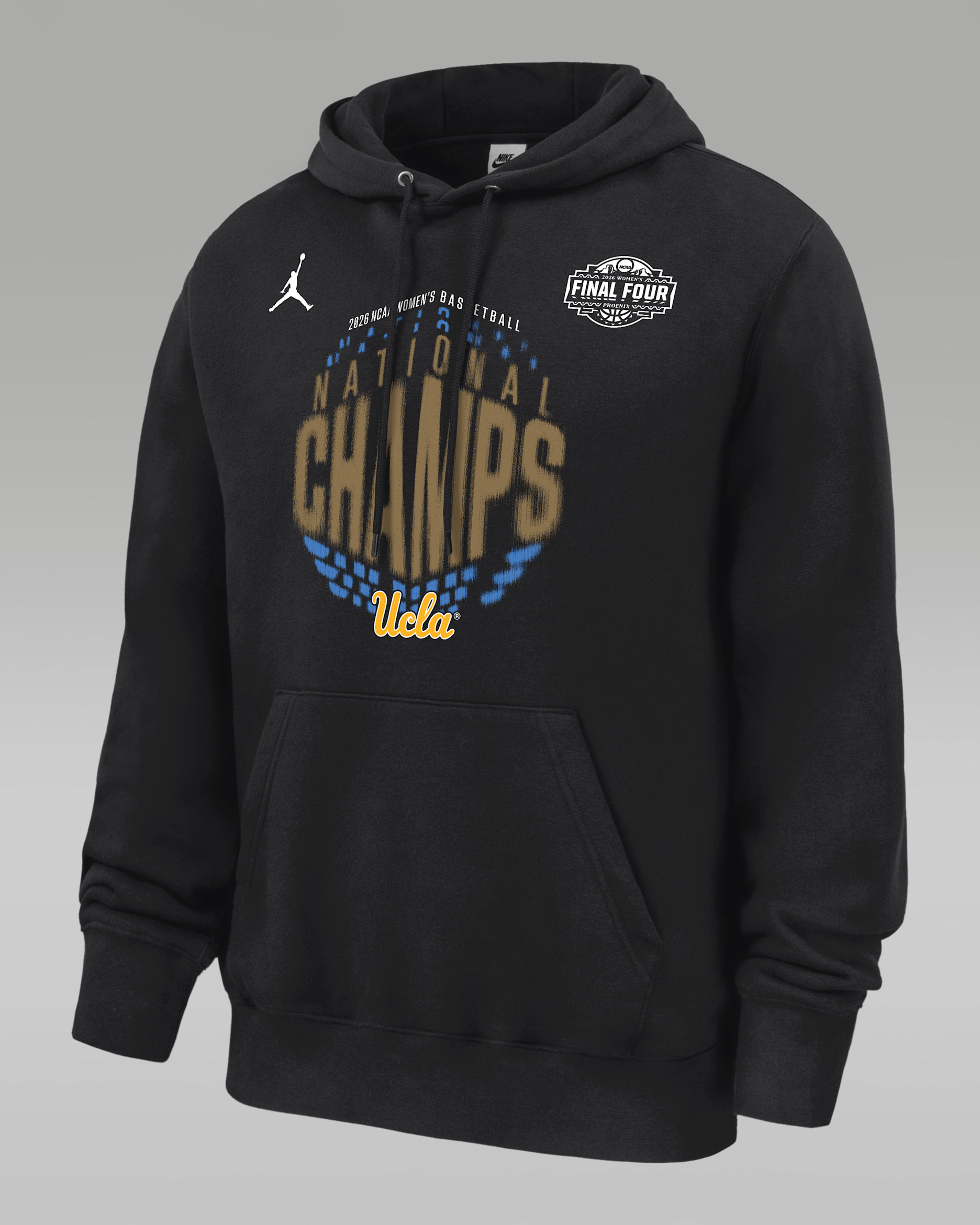 UCLA (Women's Team) Men's Jordan College Hoodie - Black