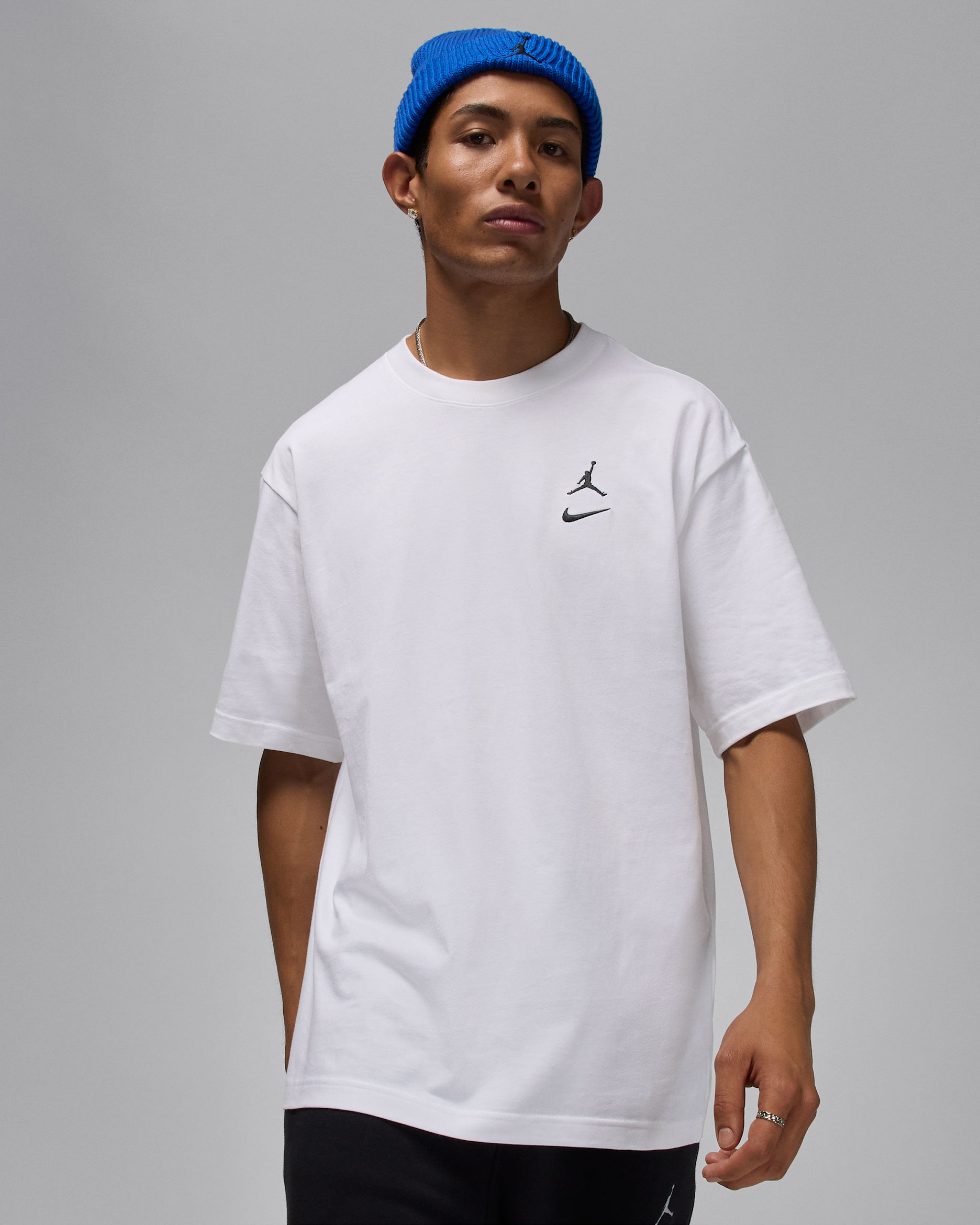 Jordan Brooklyn Men's T-Shirt - White/Black