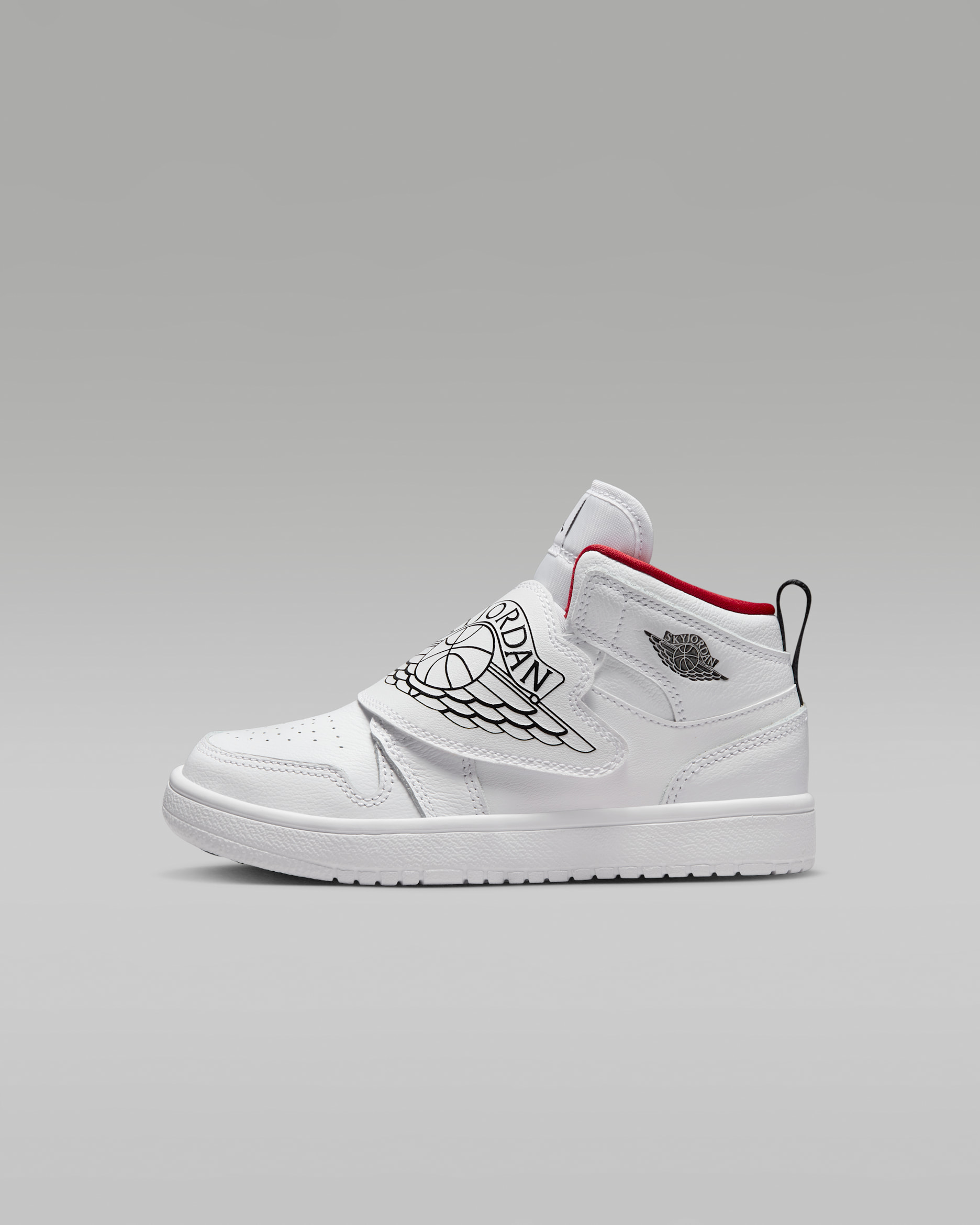 Sky Jordan 1 Sabatilles - Nen/a petit/a - Blanc/Gym Red/University Blue/Negre