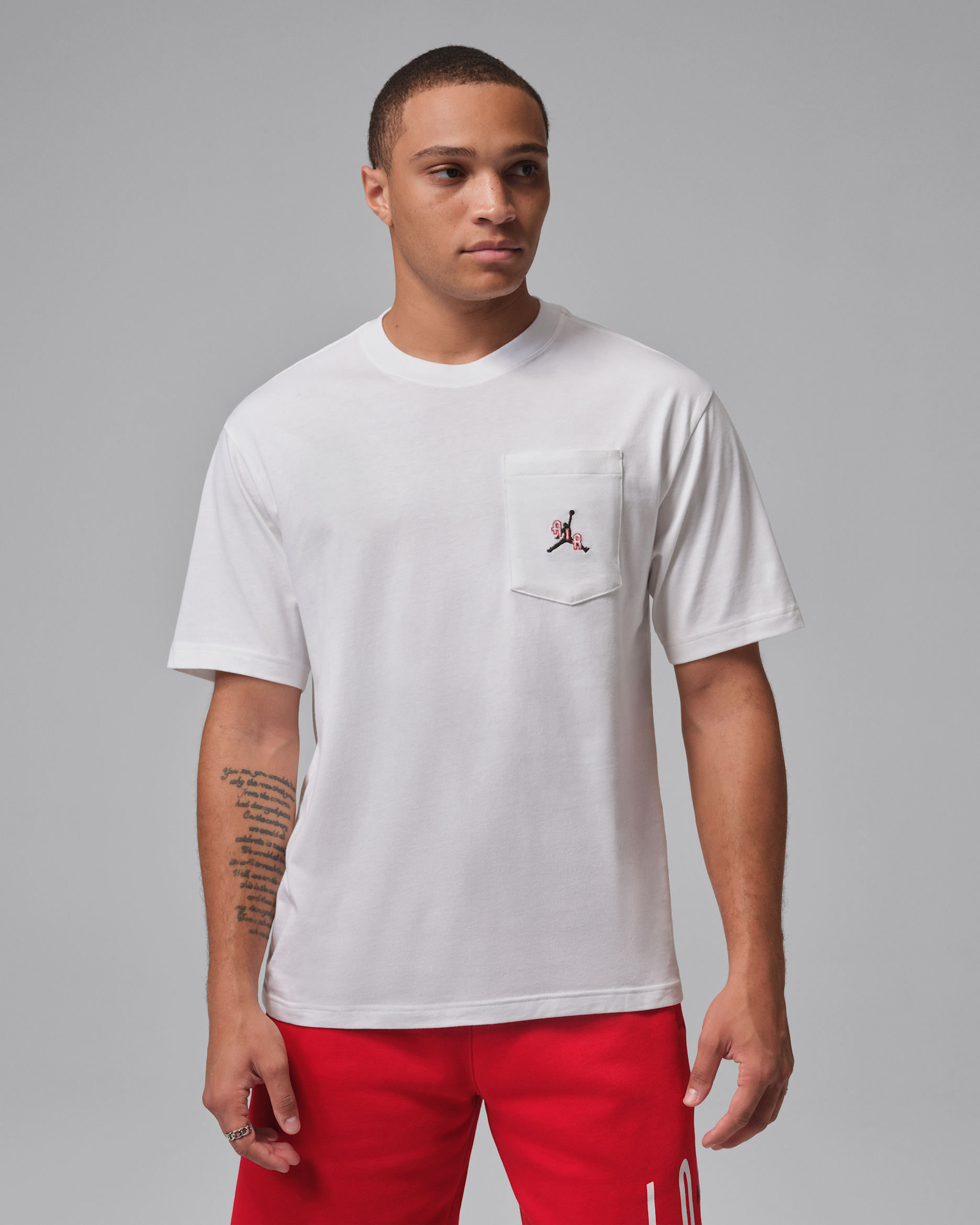 ジョーダン メンズ Tシャツ - ホワイト/ブラック