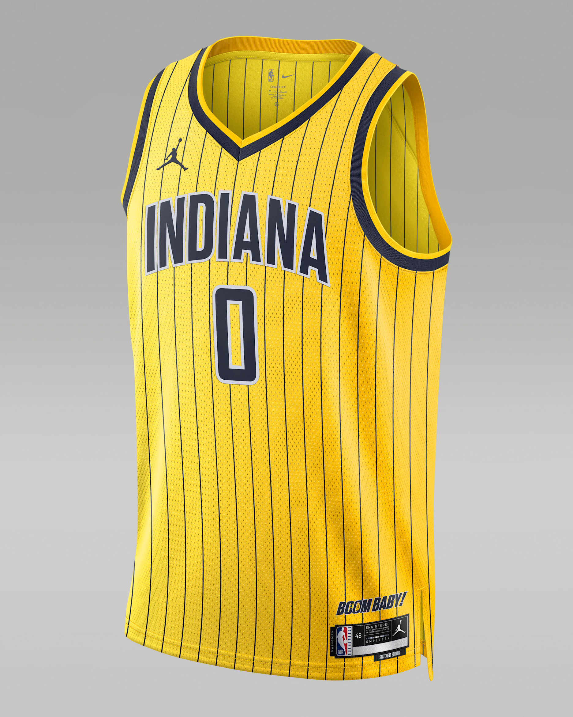 Indiana Pacers Men's Nike Swingman Dri-FIT NBA Jersey - Yellow Strike