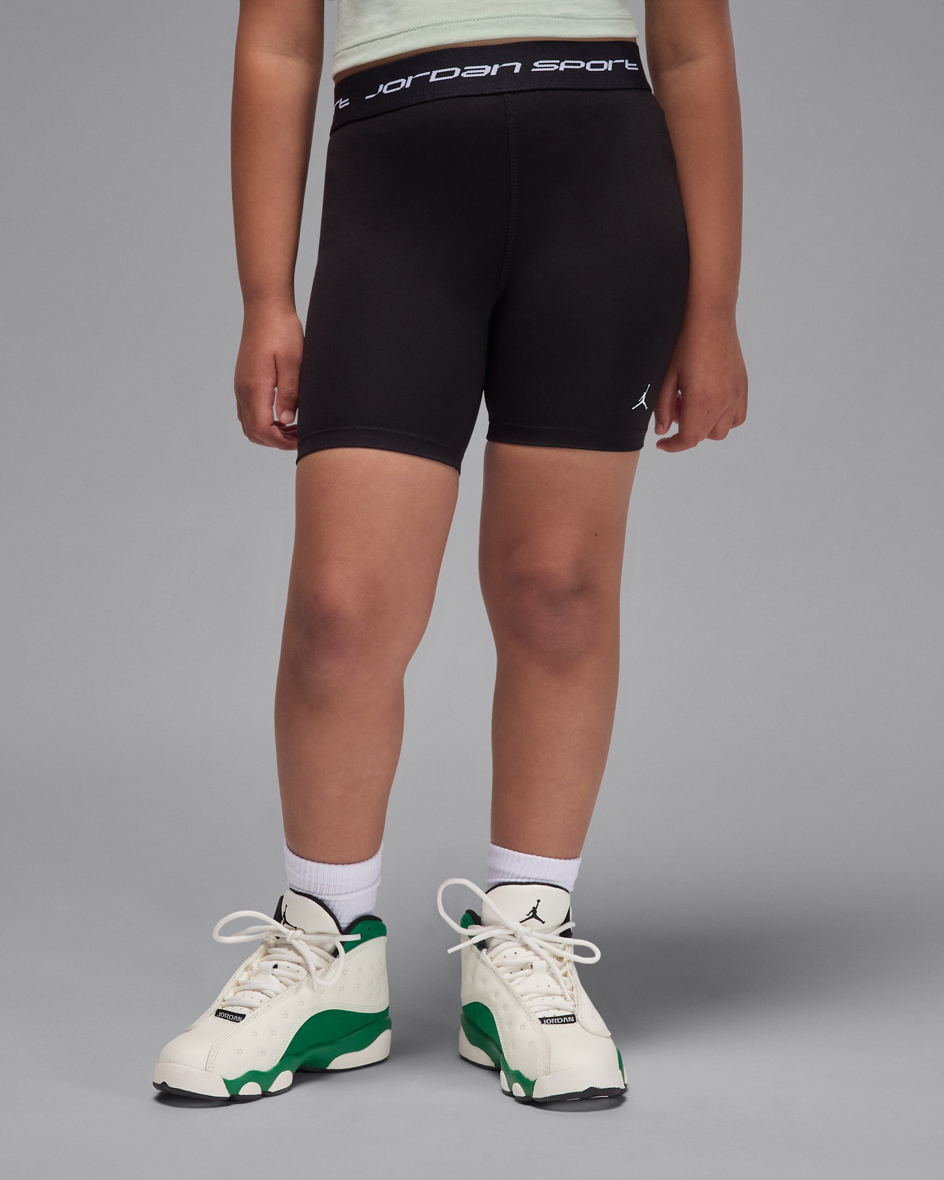 Jordan Sport Dri-FIT Little Kids' Bike Shorts - Black