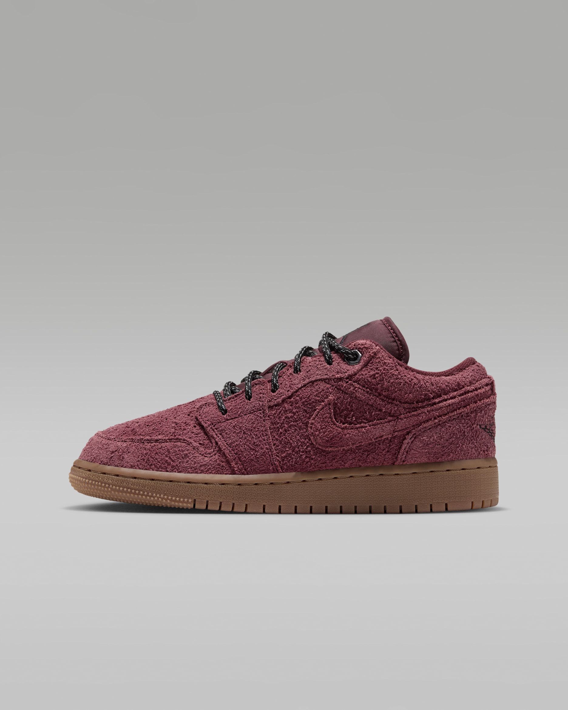 Air Jordan 1 Low SE Big Kids' Shoes - Dark Team Red/Gum Medium Brown/Black