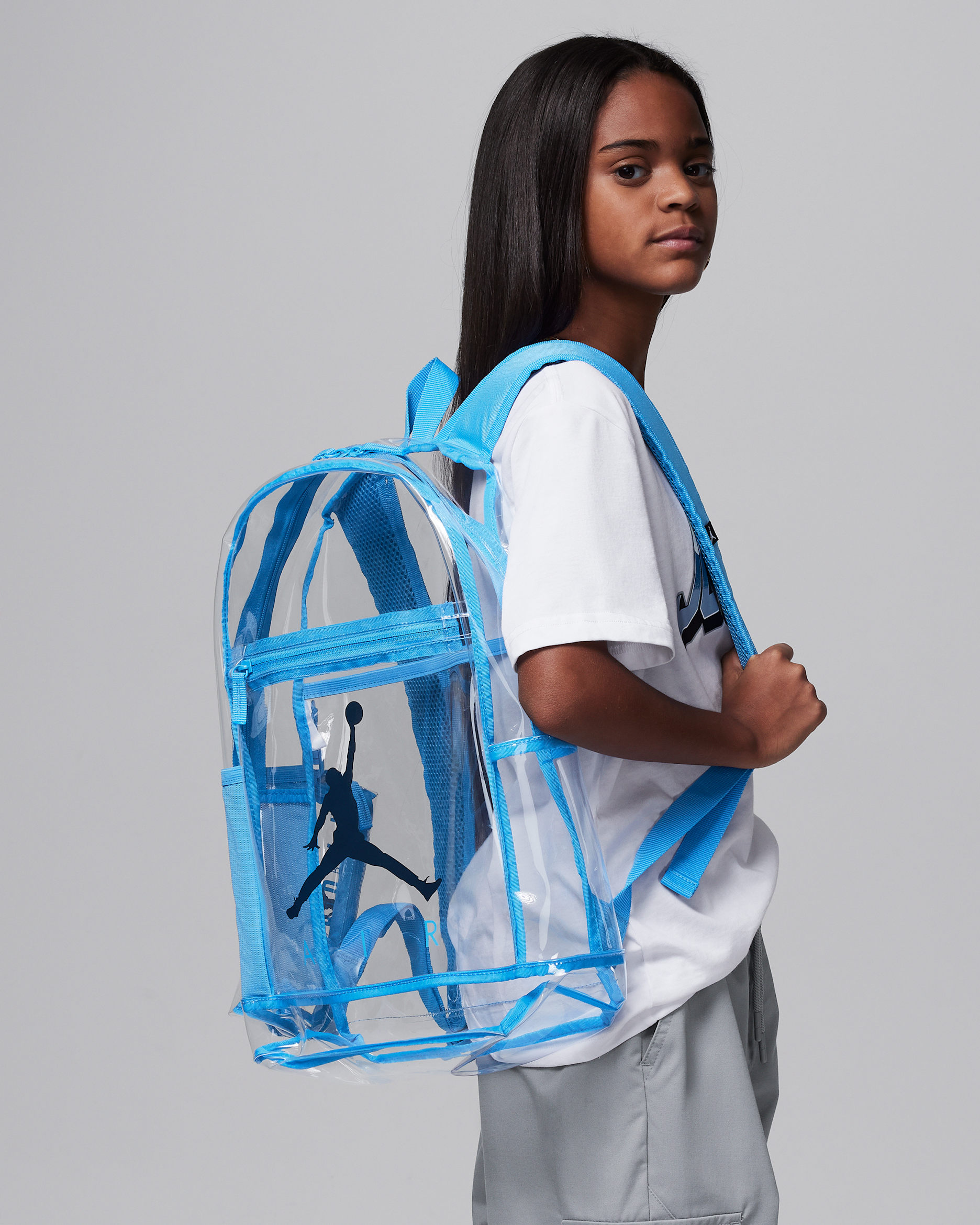 Jordan Clear School Backpack (17L) - University Blue
