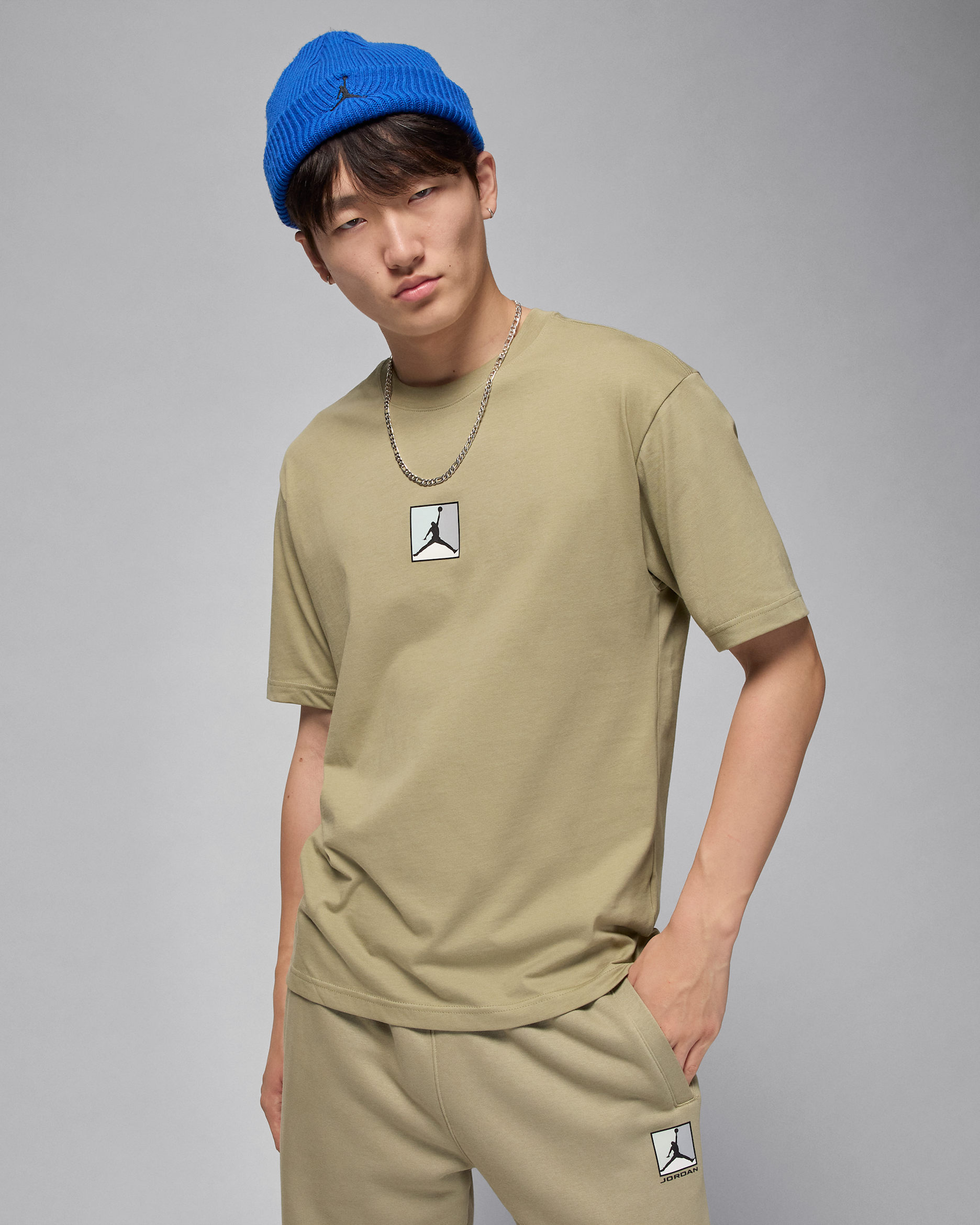 Ανδρικό T-Shirt Jordan Brooklyn - Medium Khaki