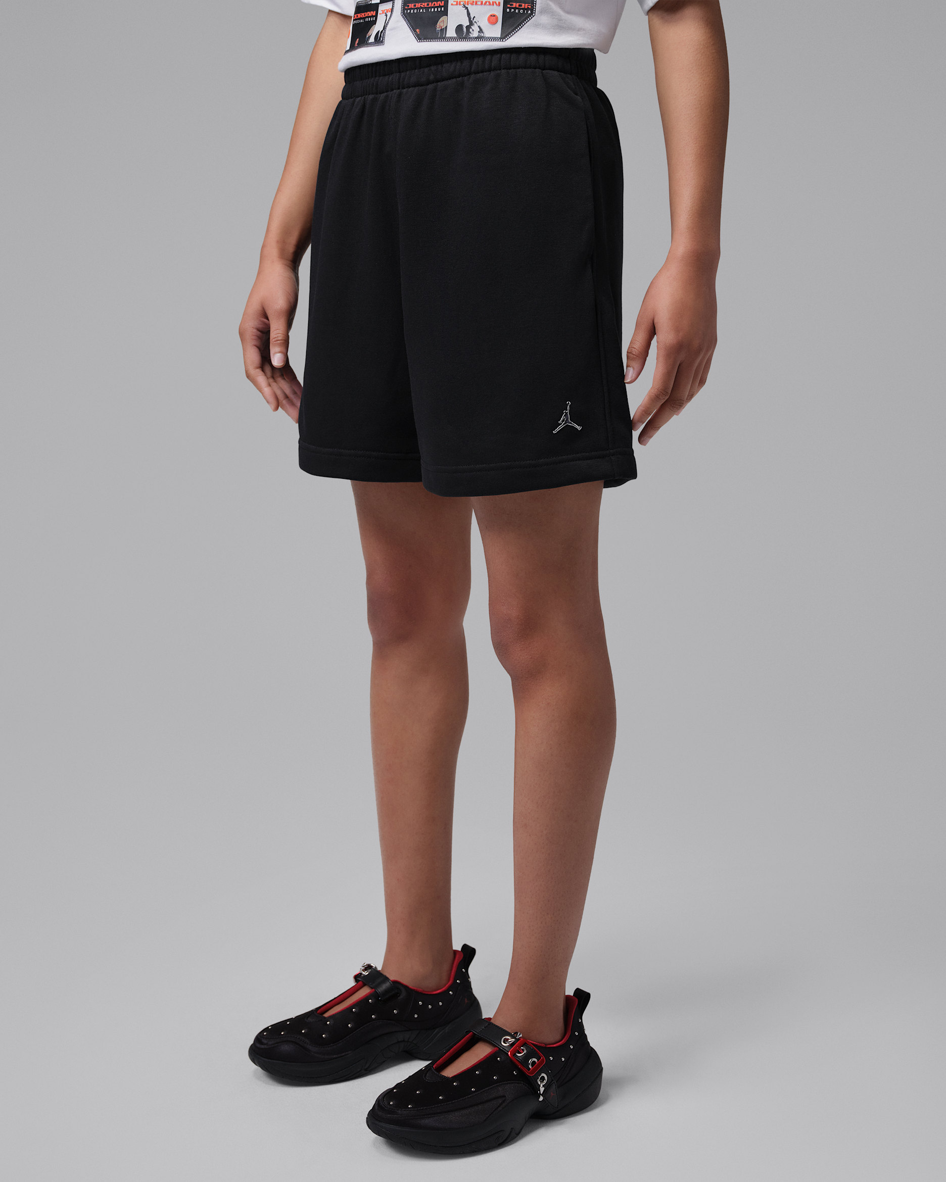 Shorts para mujer Jordan Brooklyn Fleece - Negro