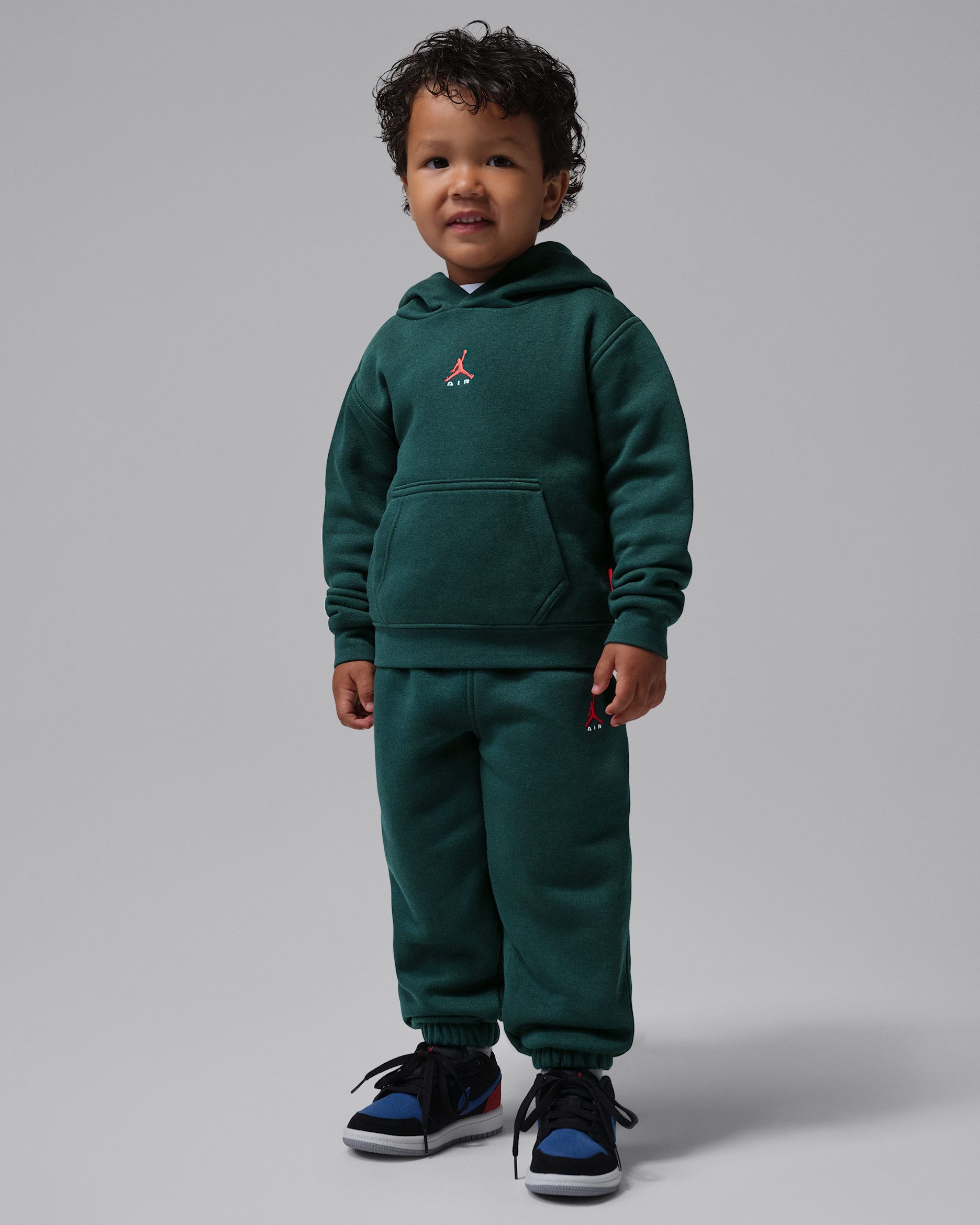 Jordan Brooklyn Fleece Toddler 2-Piece Pullover Hoodie Set - Midnight Spruce