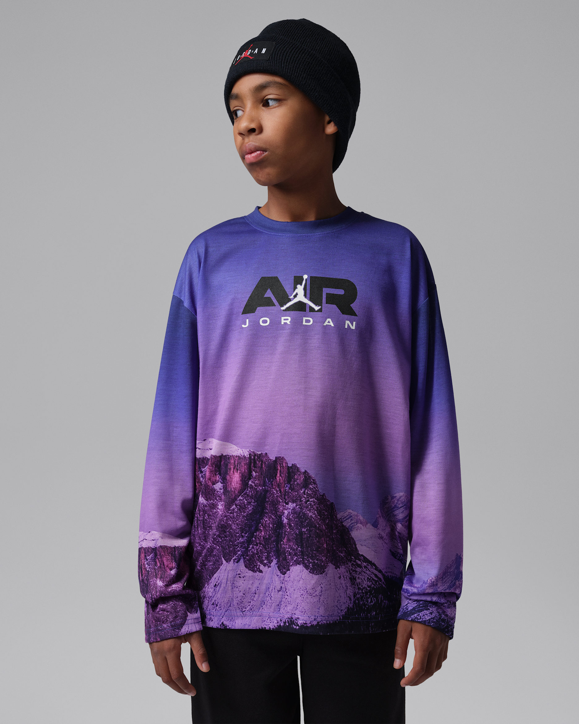 Jordan Mountainside T-shirt met lange mouwen voor kids - Concord
